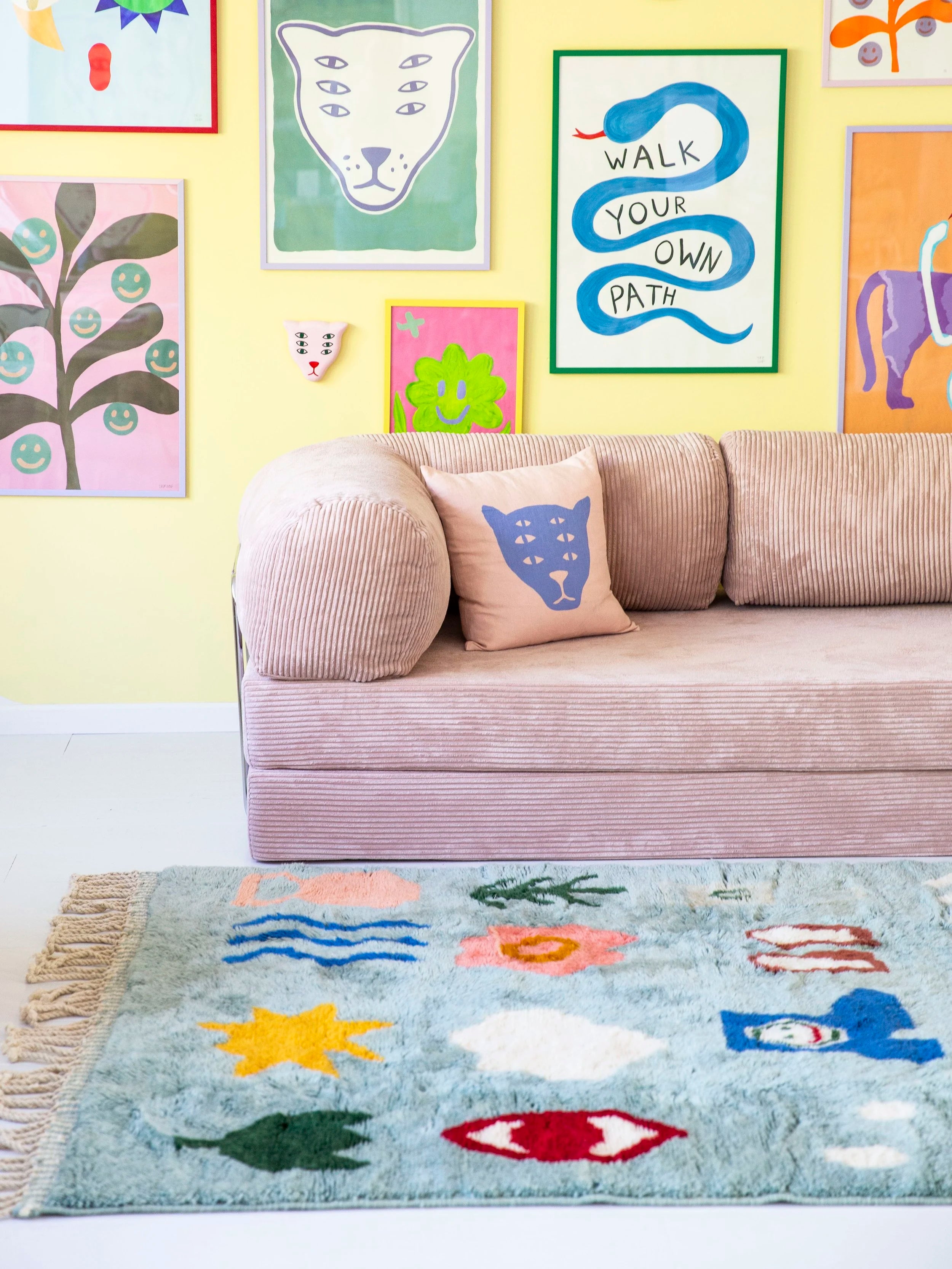 Indigo Joy / wool rug large-SQ6161398