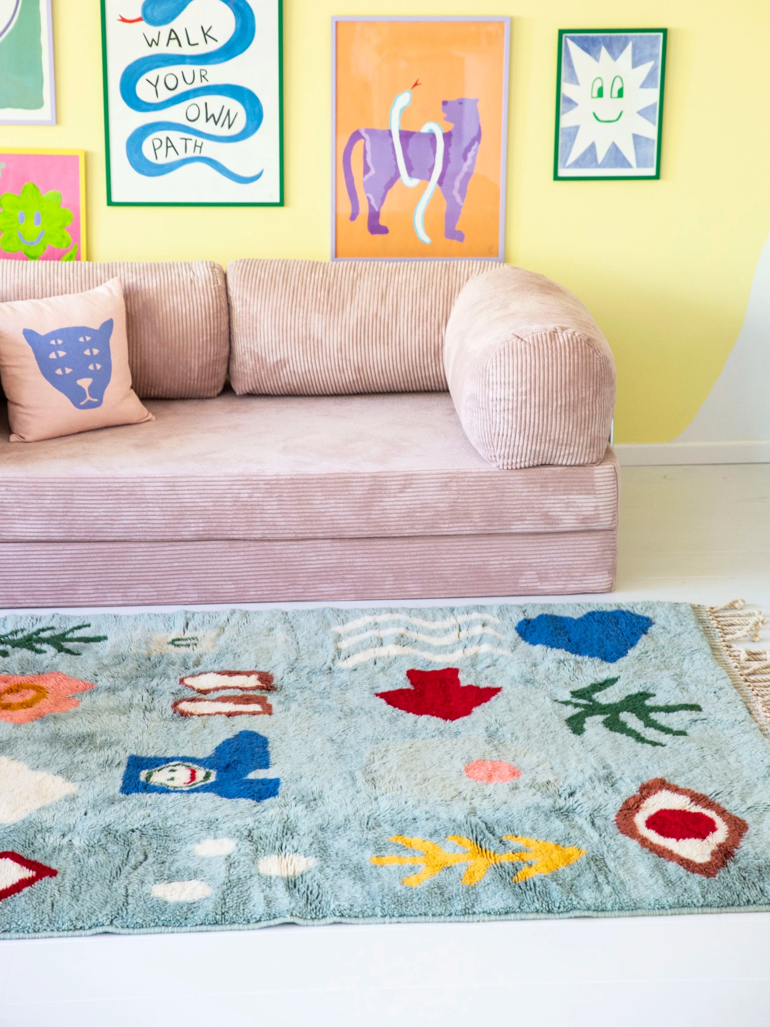 Indigo Joy / wool rug large-SQ6161398