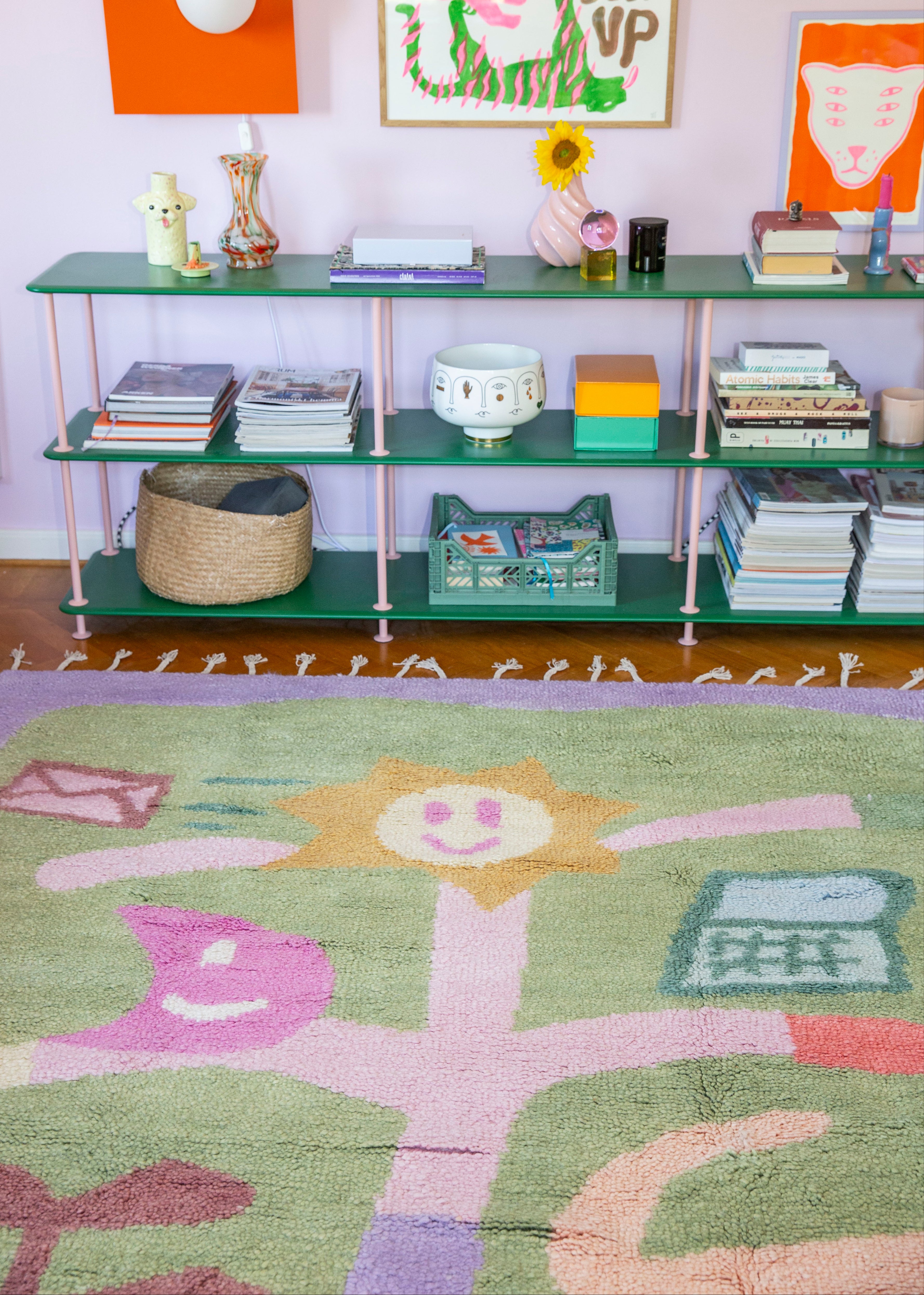 Tree of life wool rug / XL