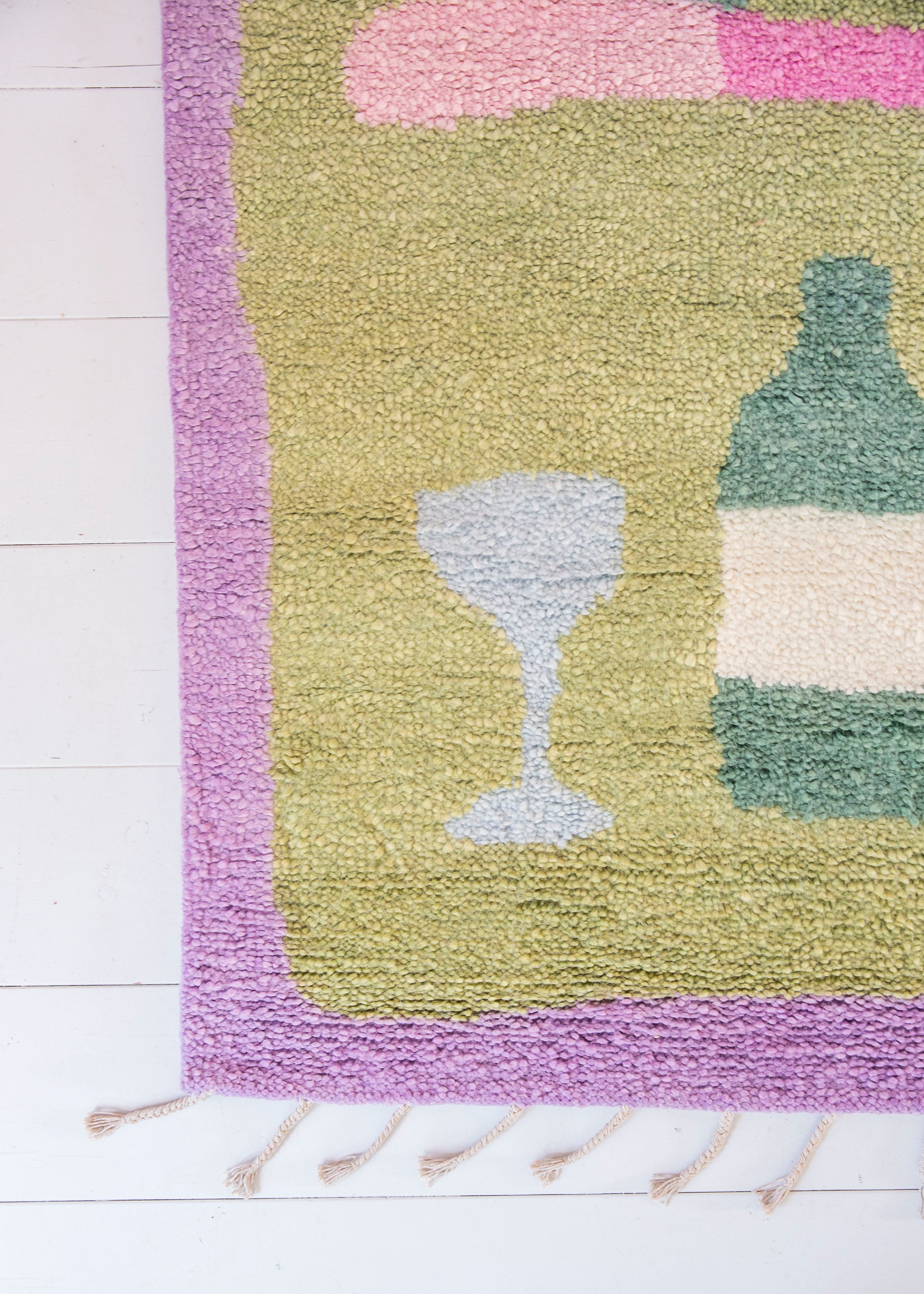 Tree of life wool rug / XL