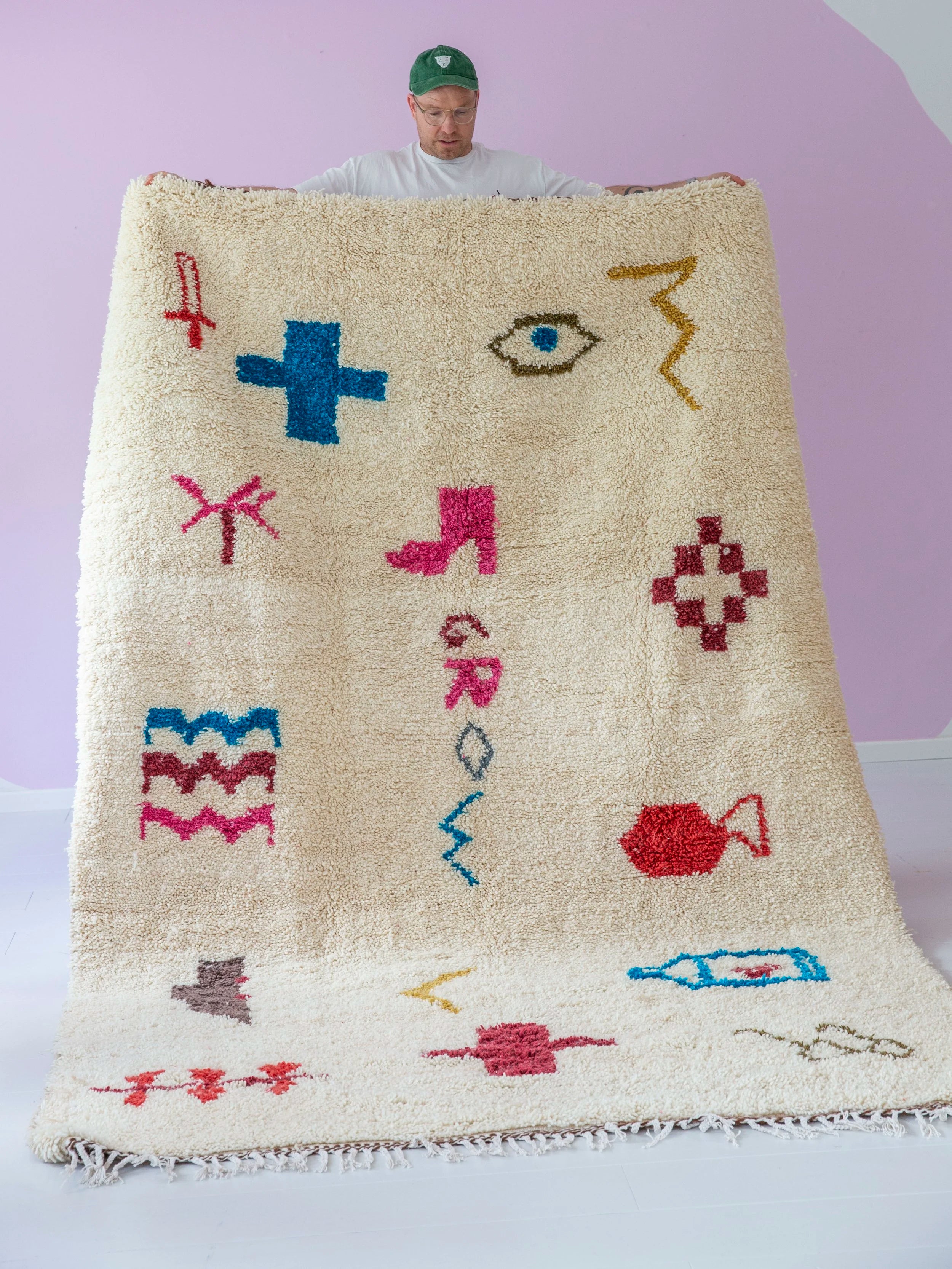 Symbols of Growth / wool rug XL