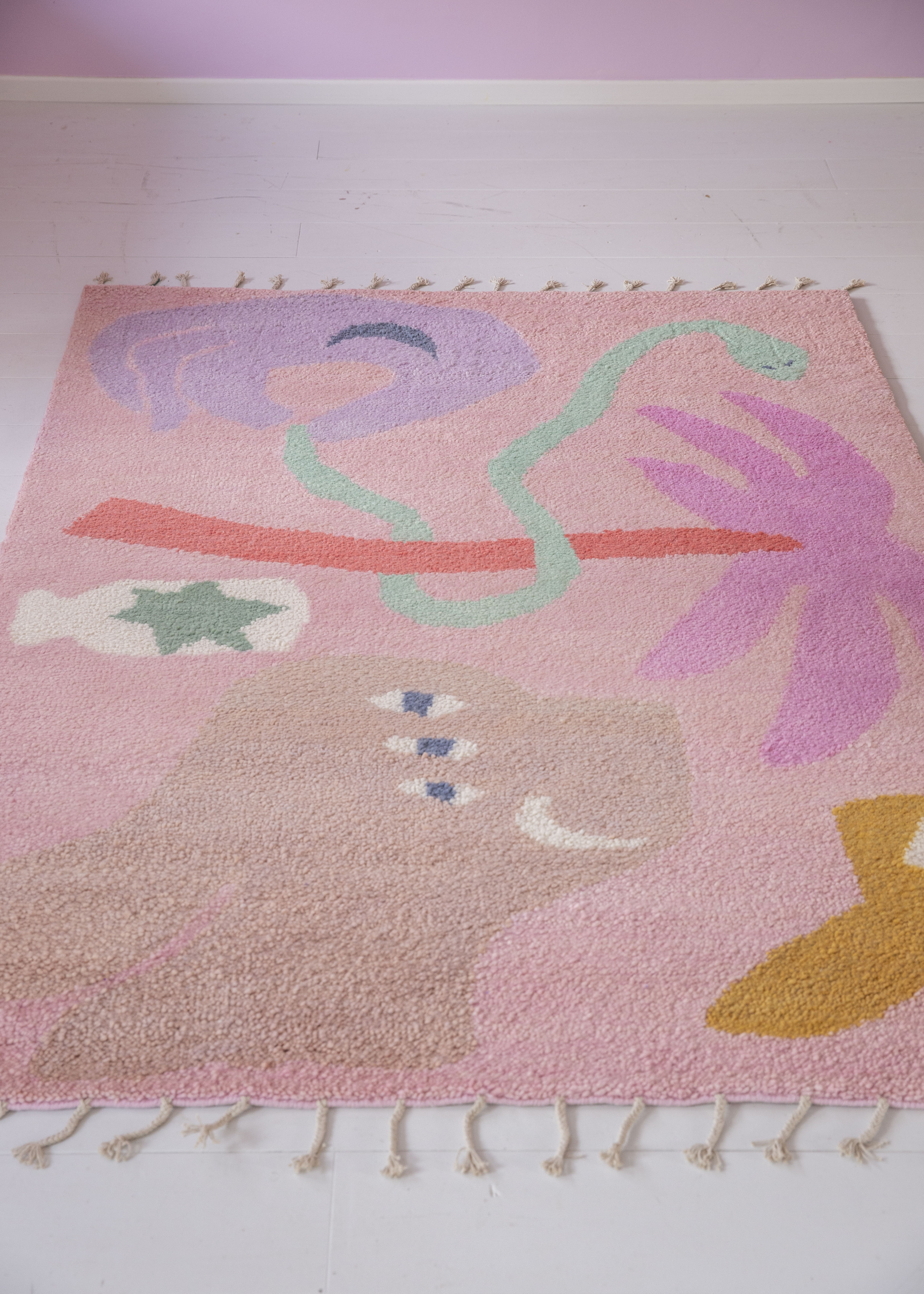 Lucky Charms wool rug / L