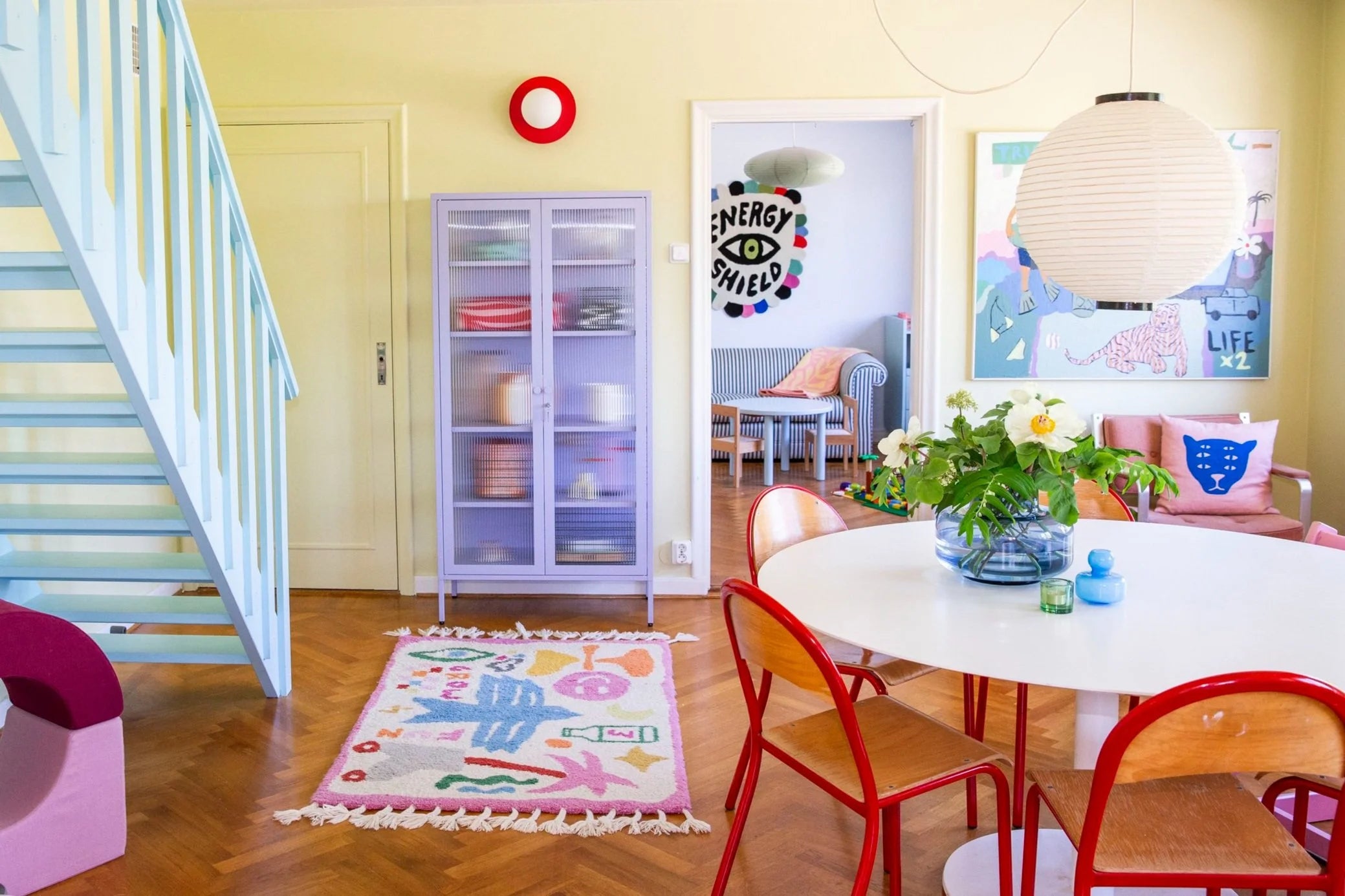 Grow with the flow / wool rug small