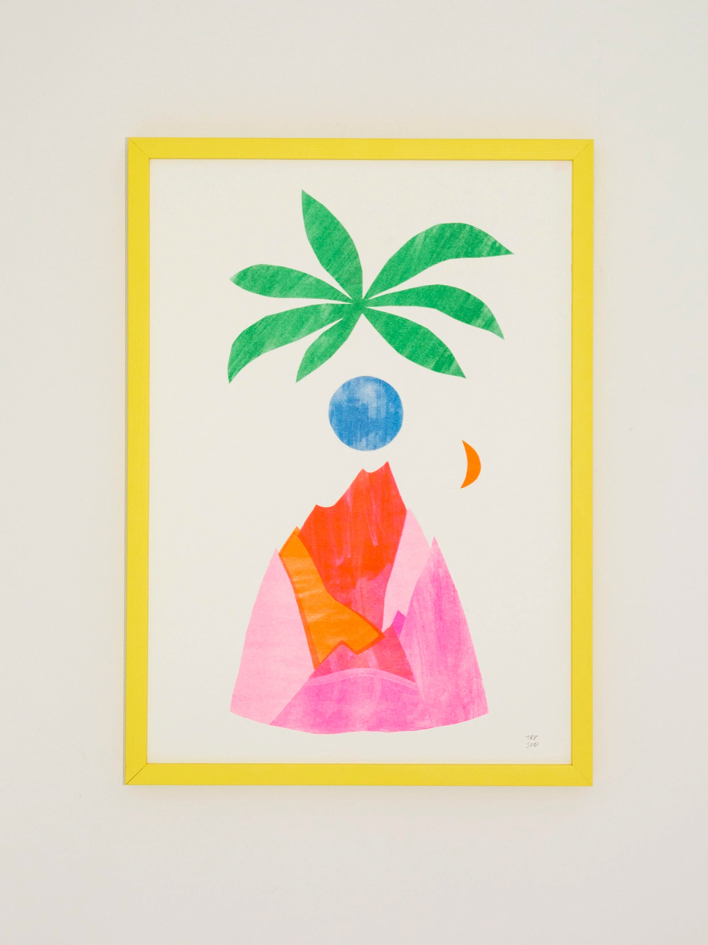 The Mountain / riso print A3