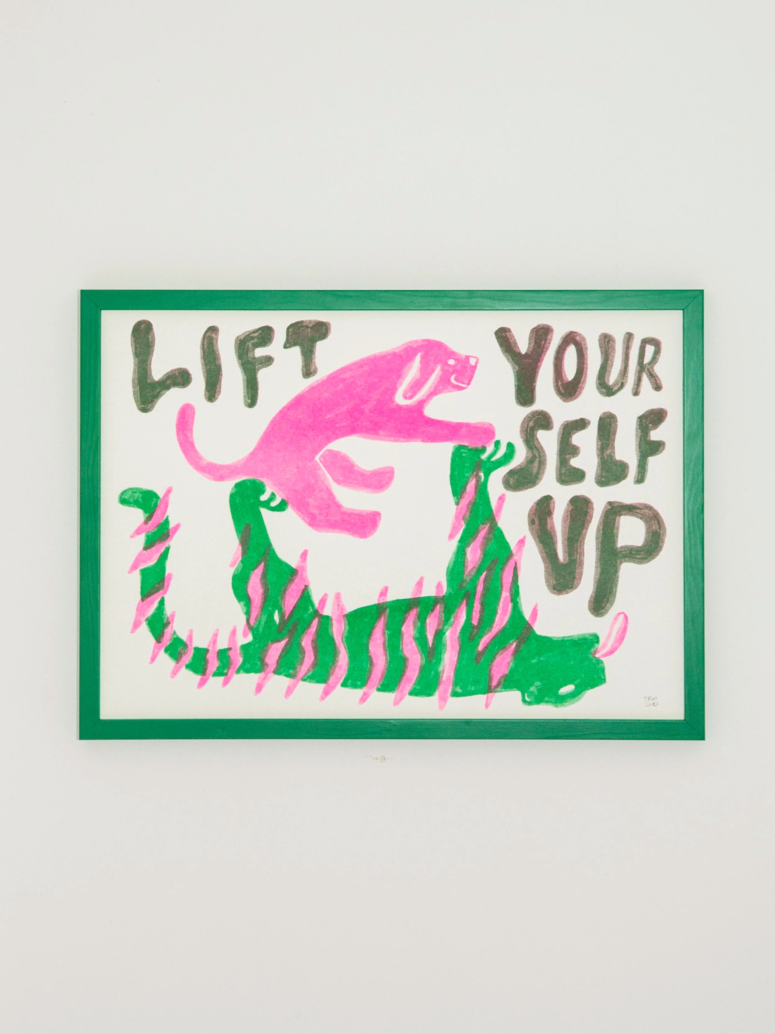 Lift Yrslf Up / A3 riso print