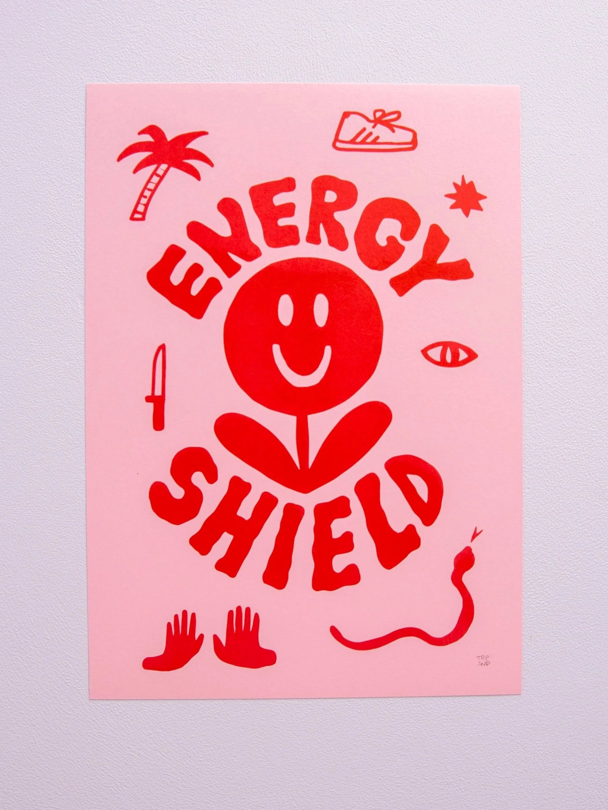 Energy Shield / riso print A3