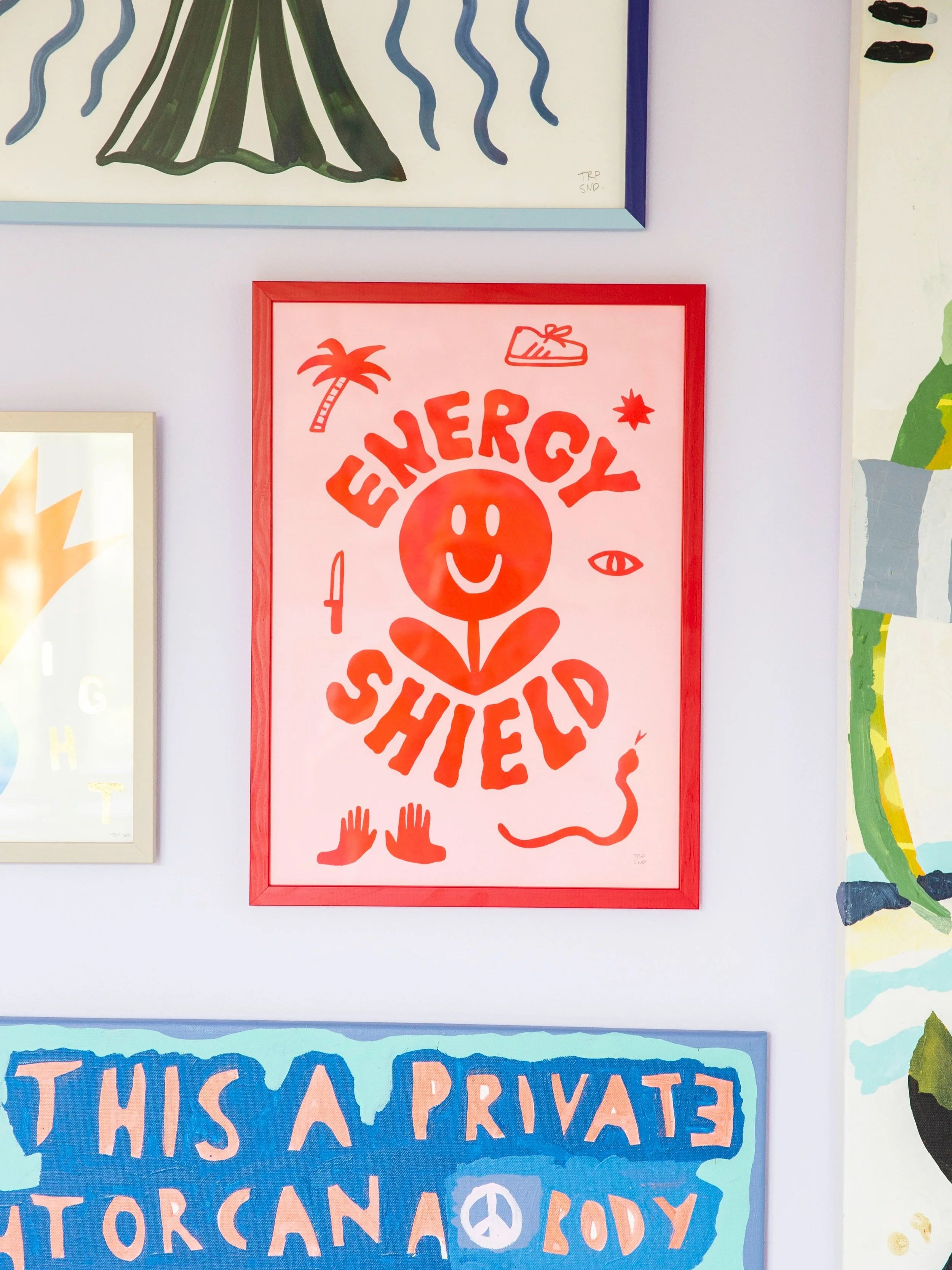 Energy Shield / riso print A3
