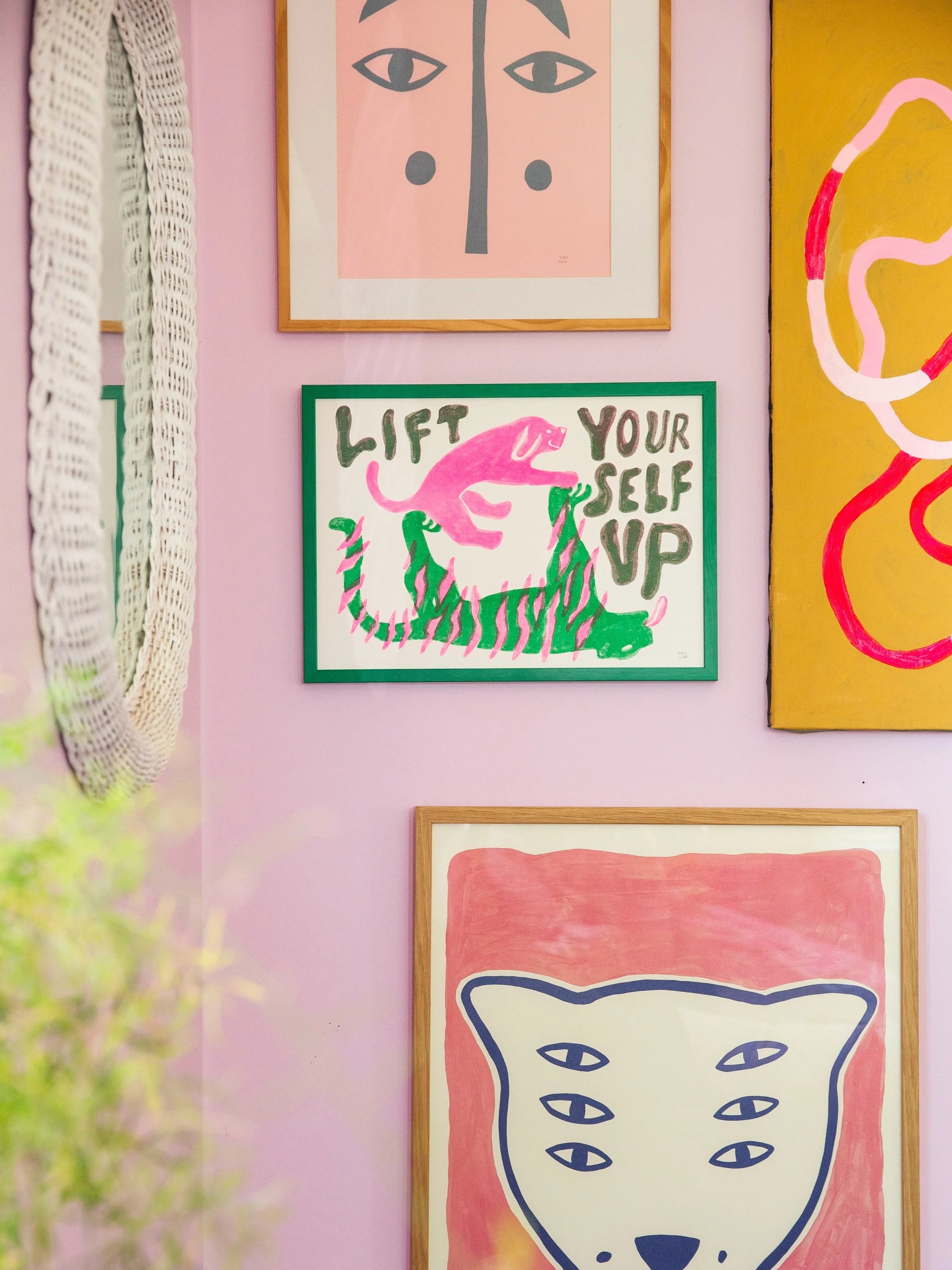 Lift Yrslf Up / A3 riso print