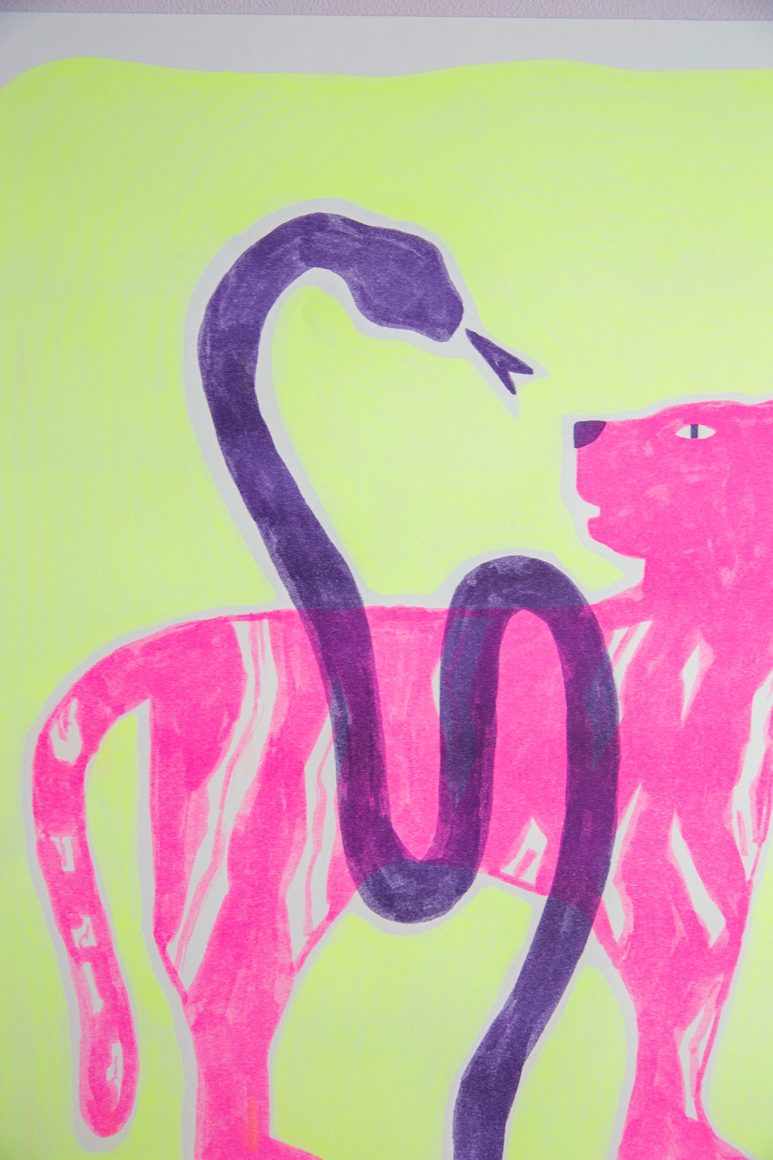 Make Friends / A2 riso print