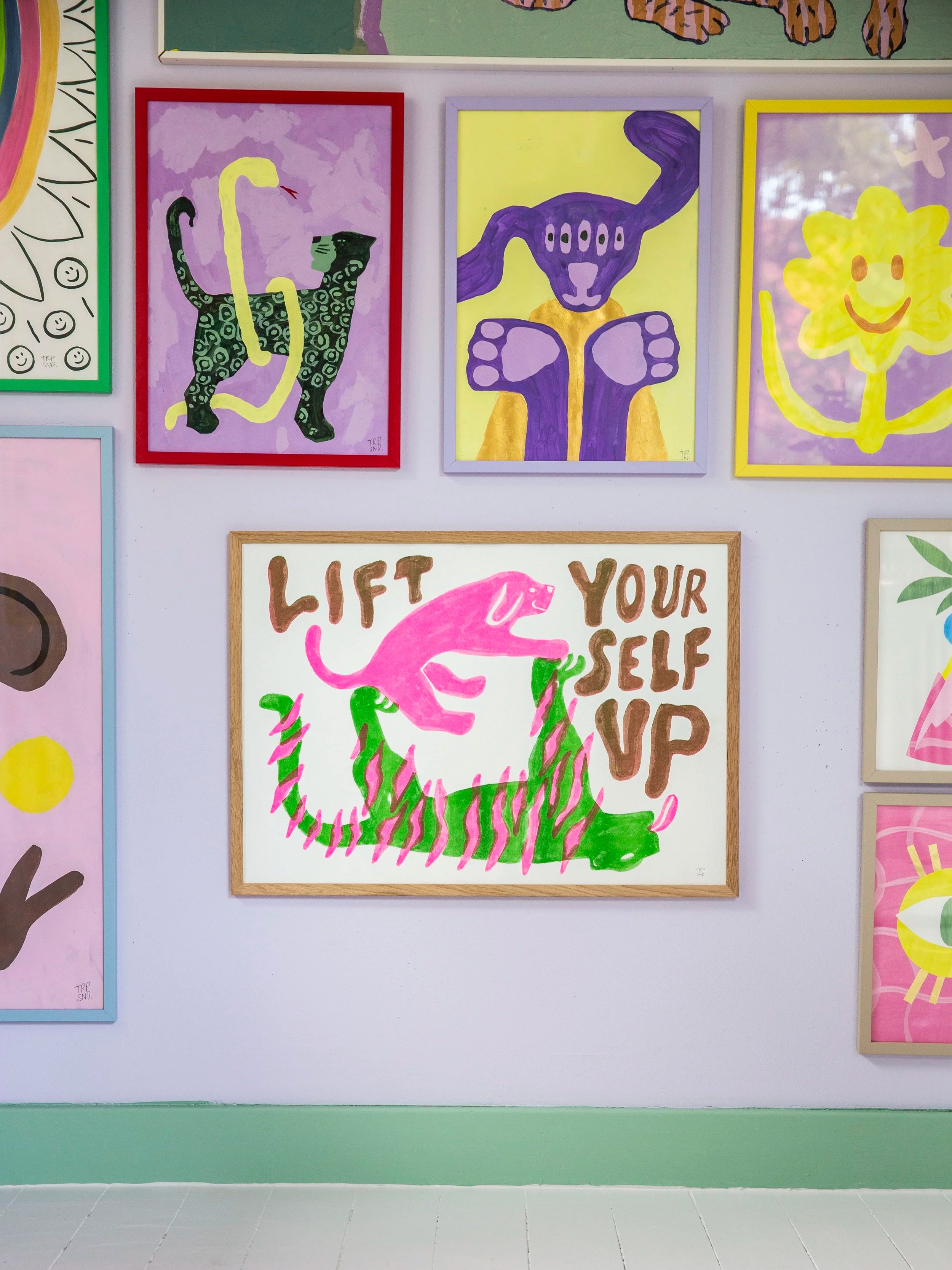 Lift Yrslf Up / A2 riso print