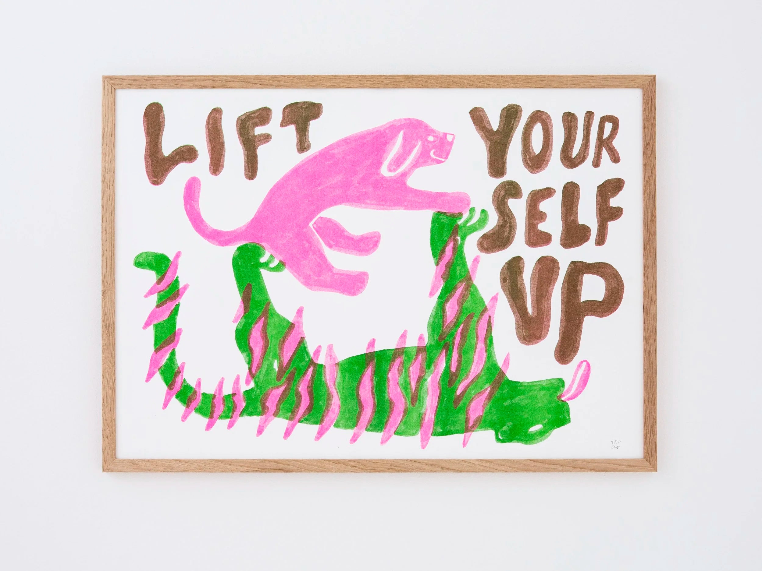 Lift Yrslf Up / A2 riso print