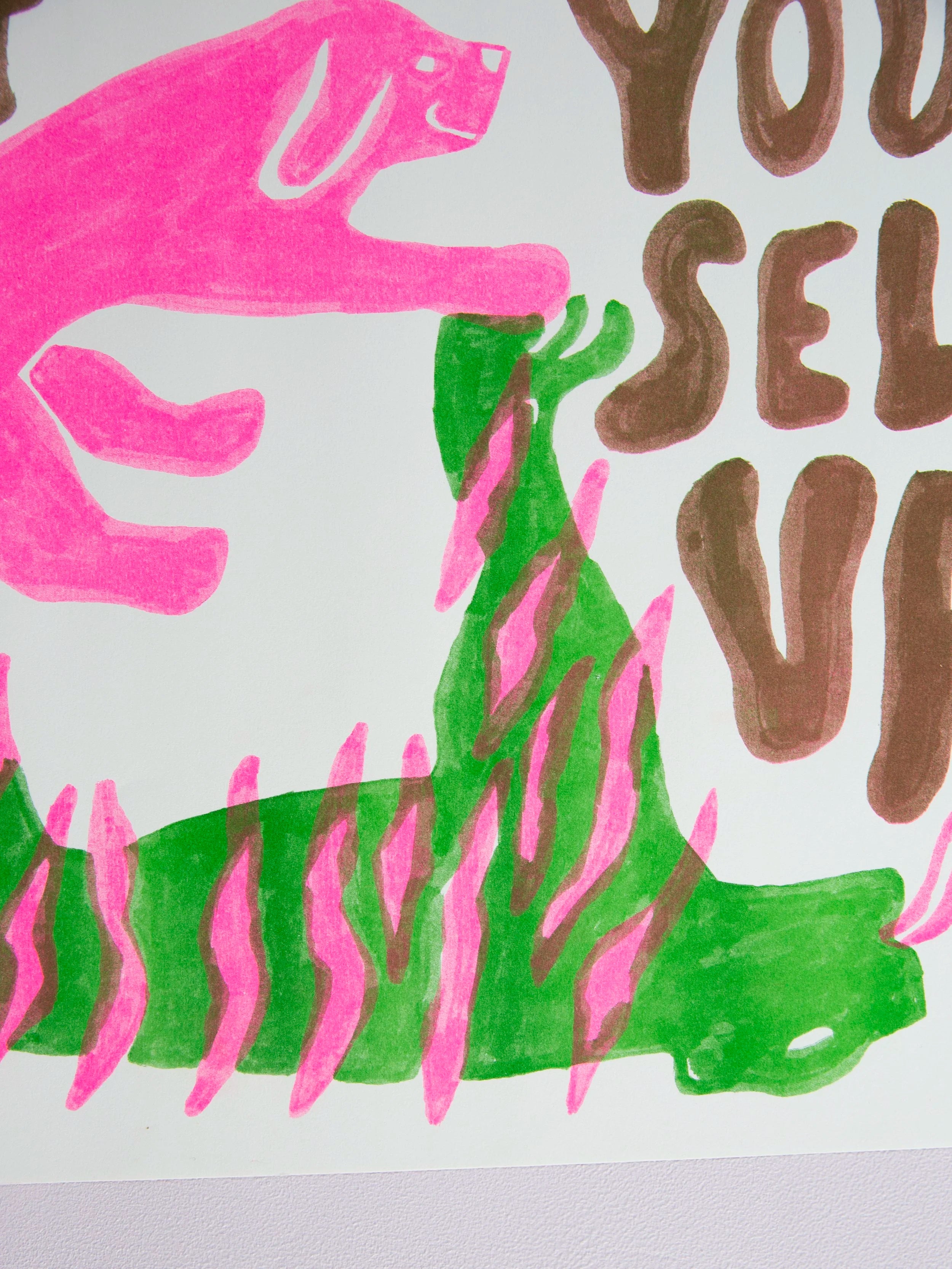 Lift Yrslf Up / A2 riso print