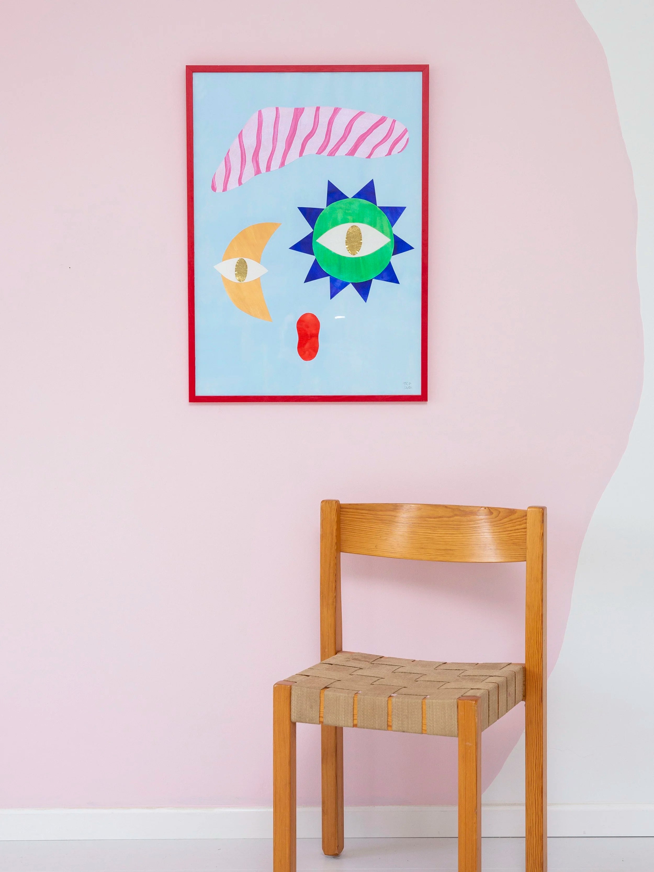 Sun and Moon within / original artwork (50 x 70cm)-SQ0722085
