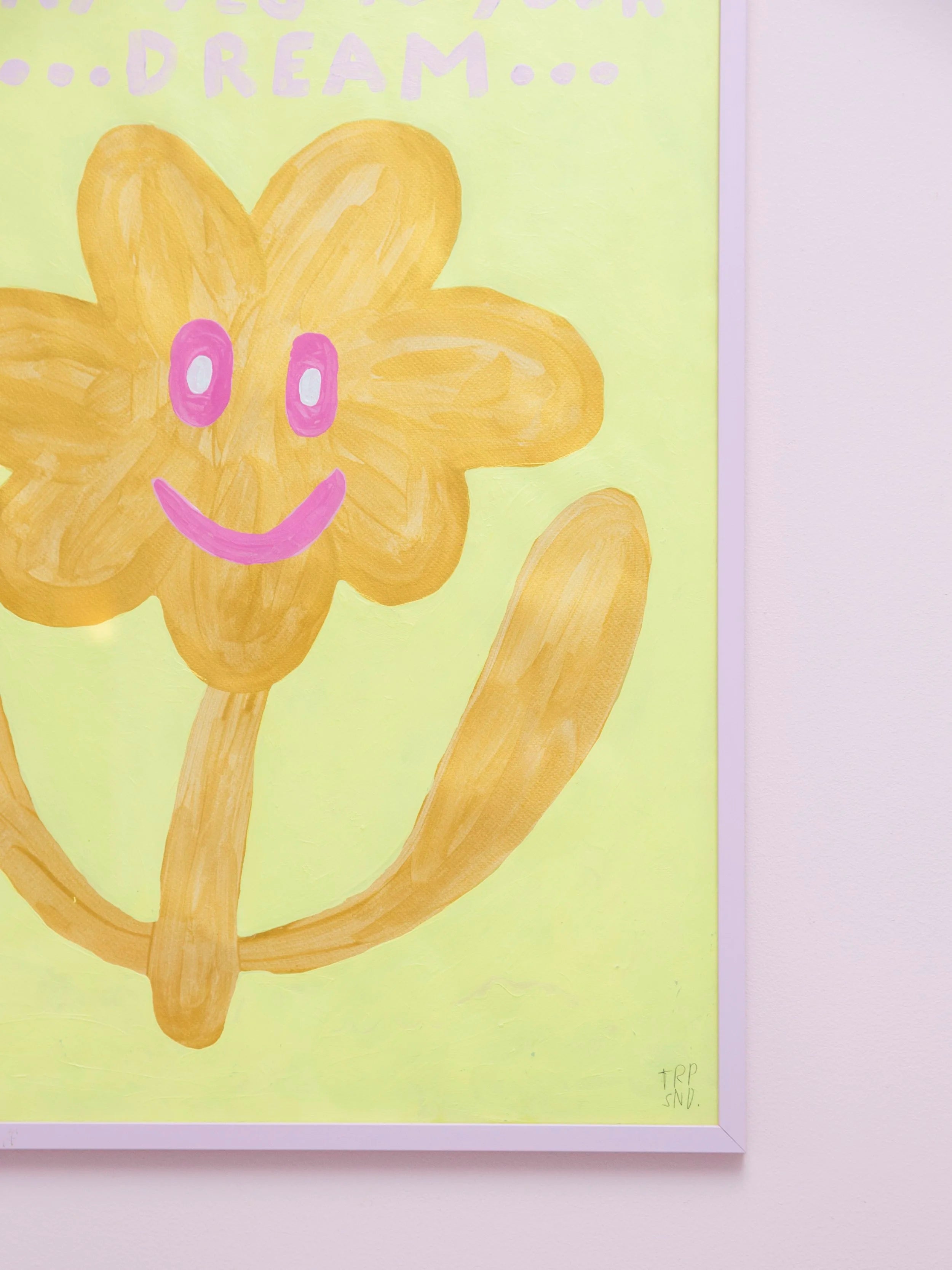 Yes Flower / original artwork (50 x 70cm)-SQ5622012