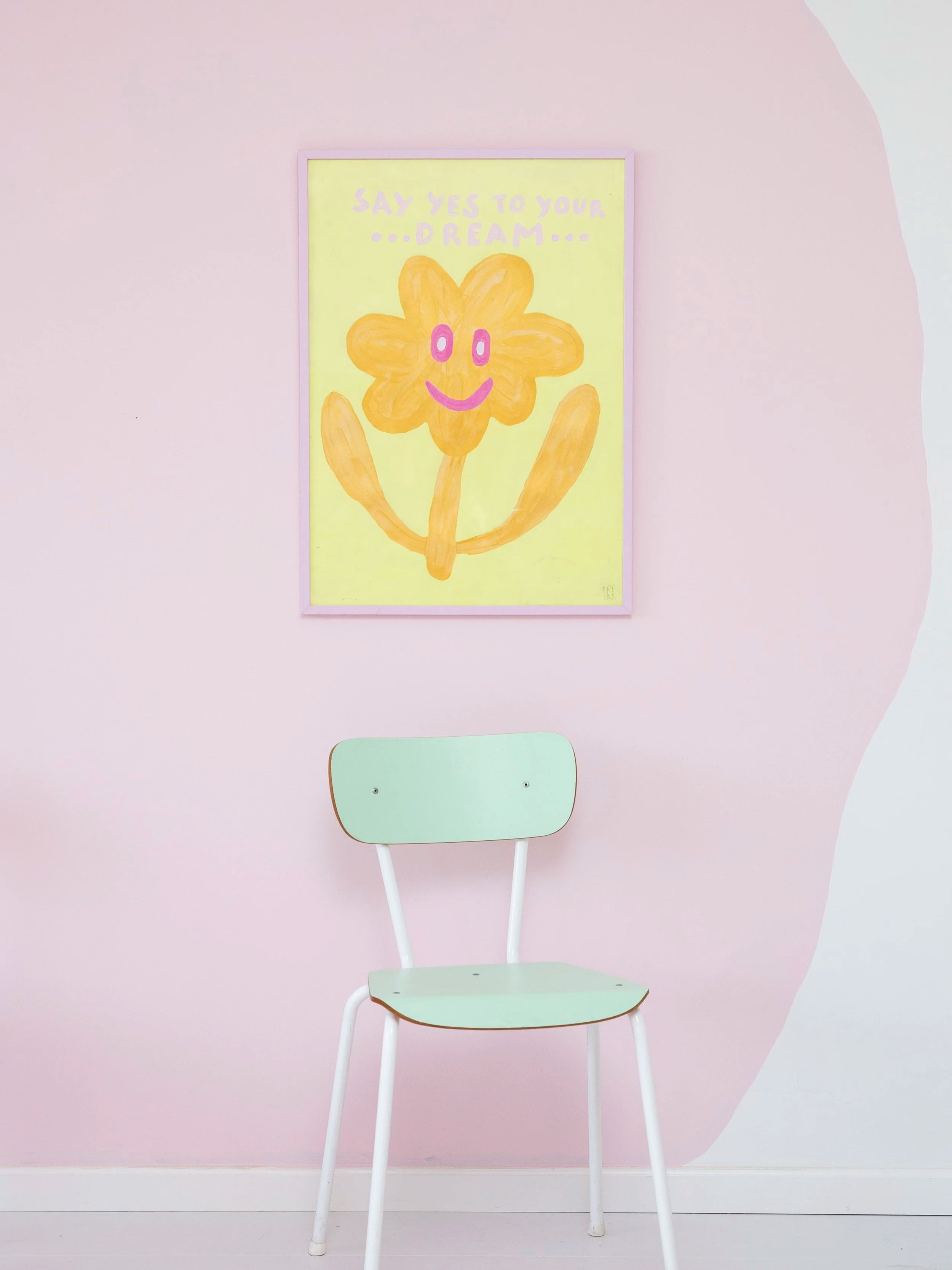 Yes Flower / original artwork (50 x 70cm)-SQ5622012
