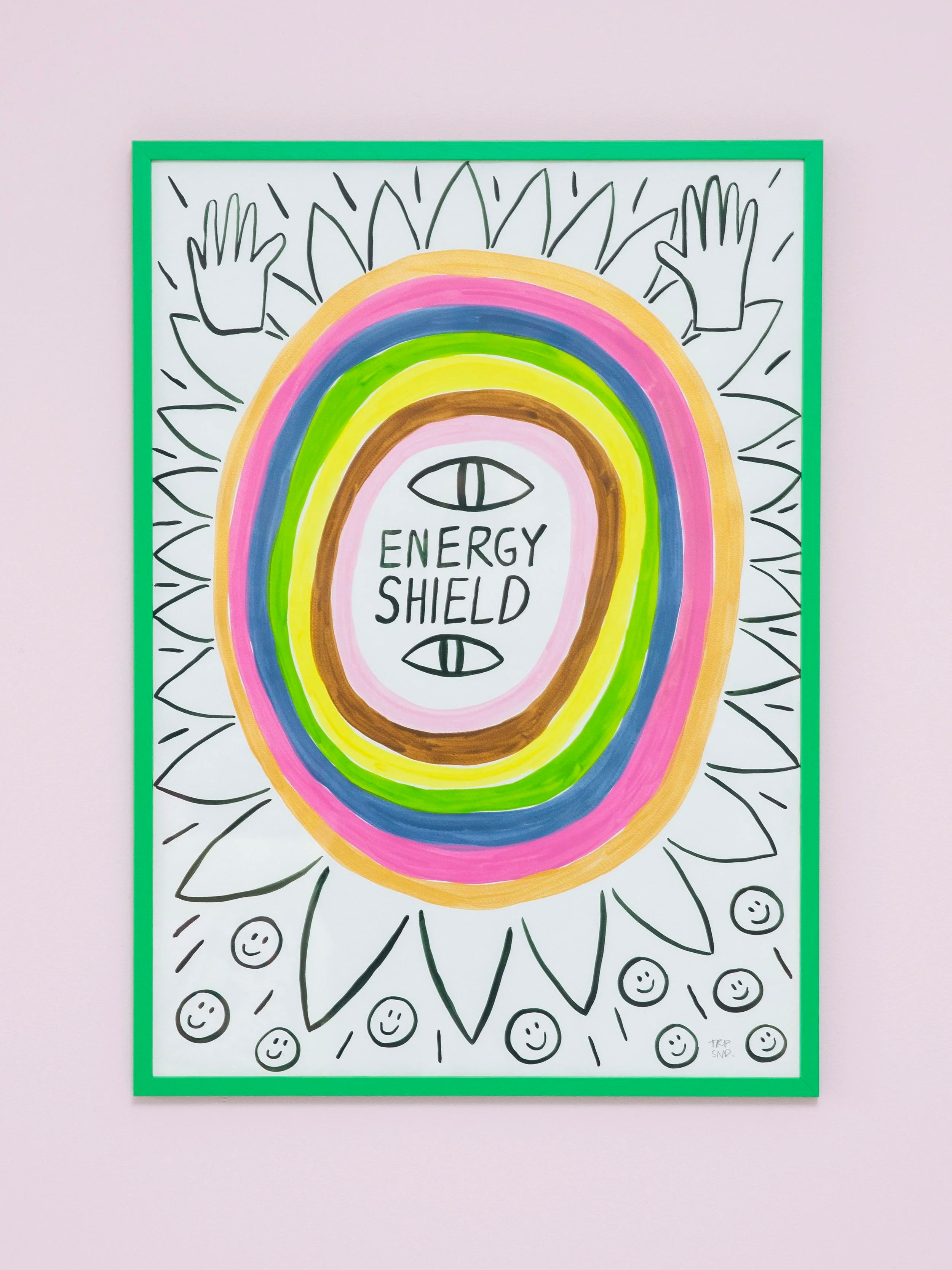 Energy Shield / original artwork (50 x 70cm)