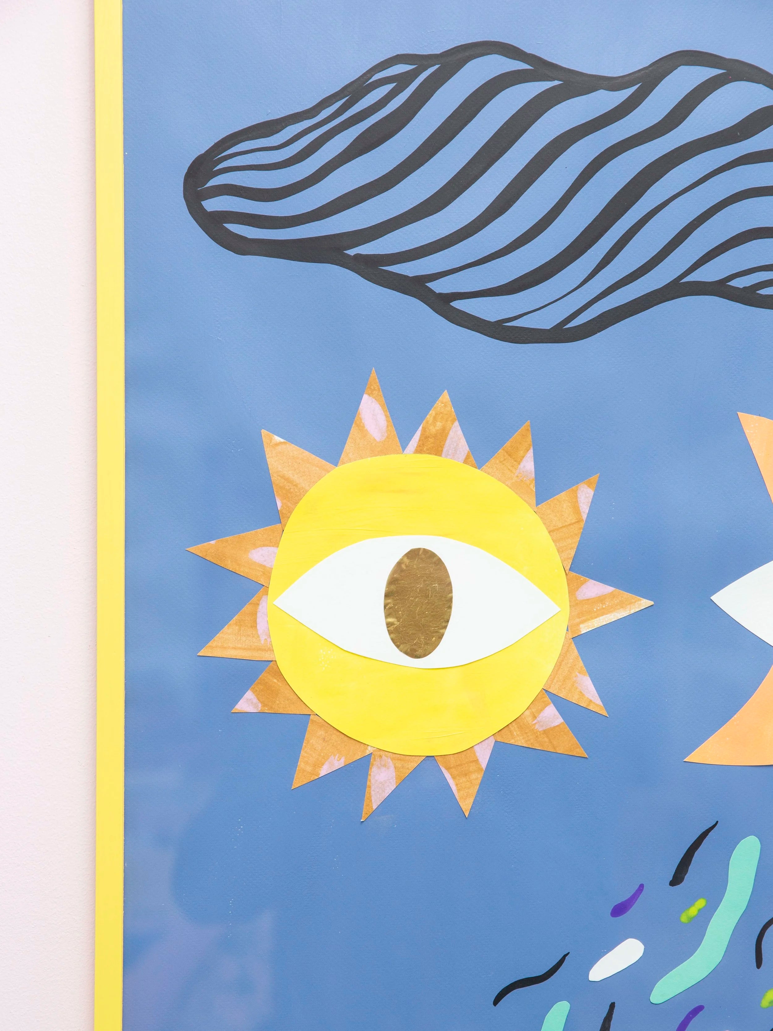Sun and Moon within / original artwork (50 x 70cm)-SQ0722085