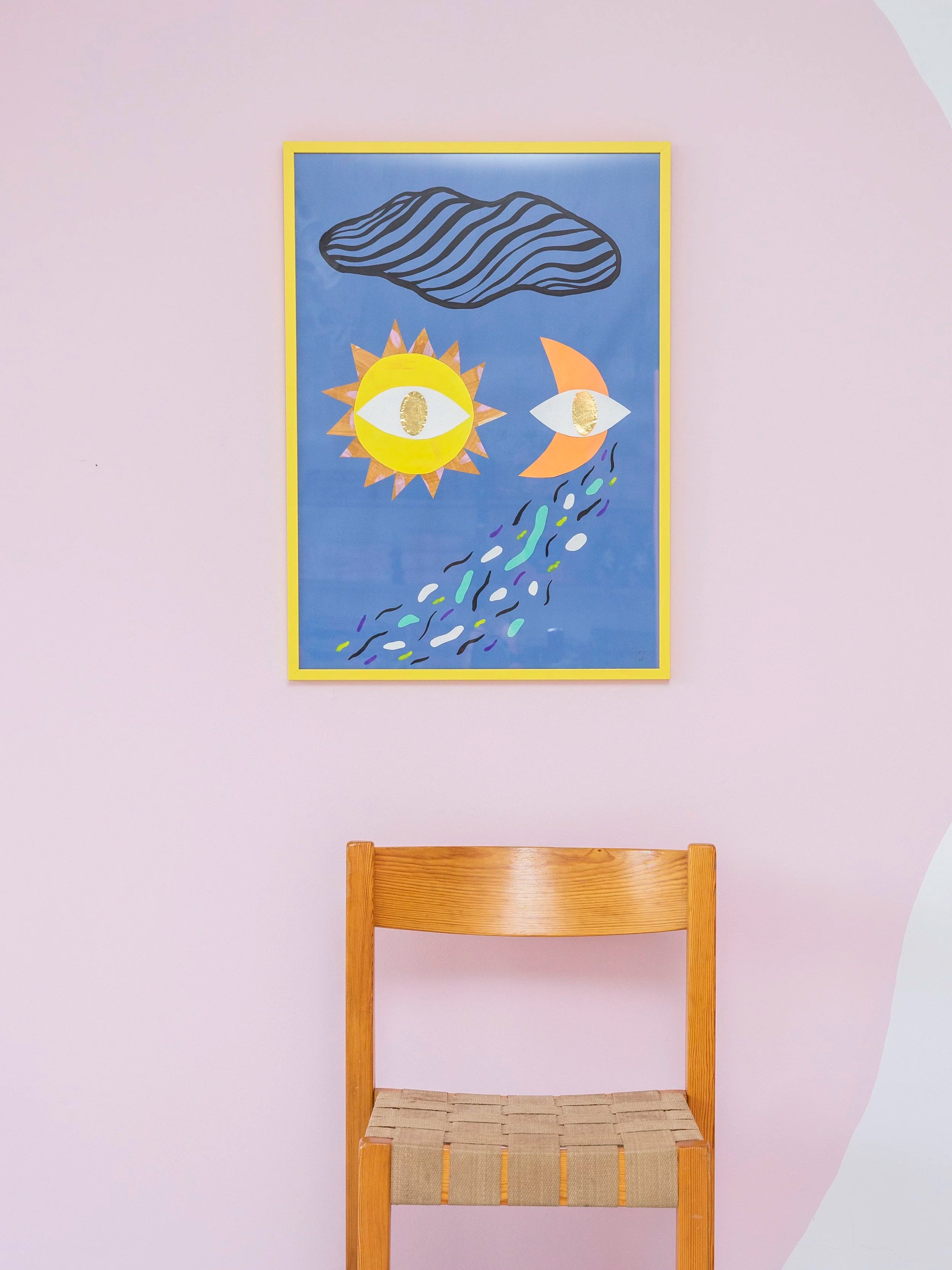 Sun and Moon within / original artwork (50 x 70cm)-SQ0722085