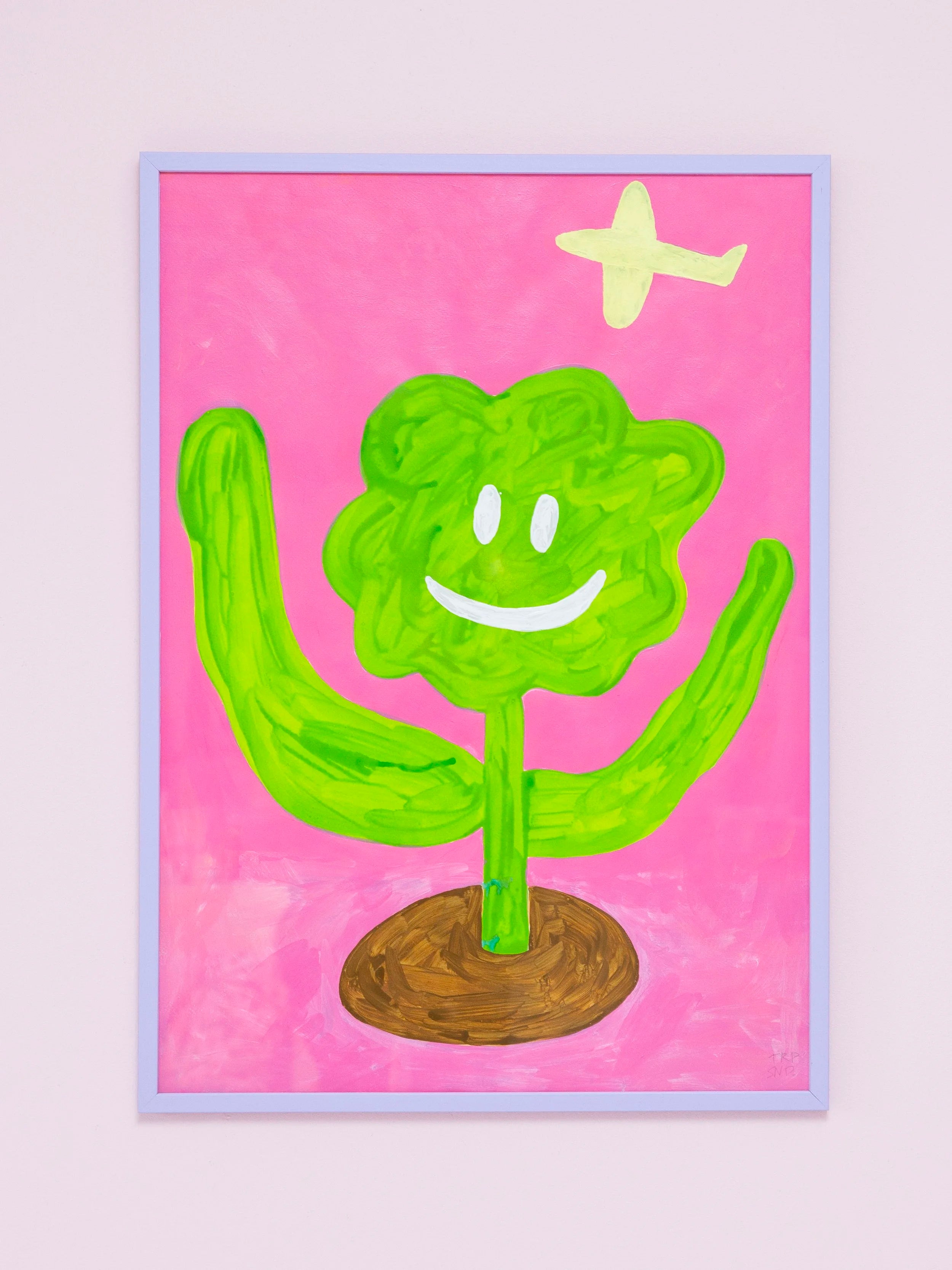 Yes Flower / original artwork (50 x 70cm)-SQ5622012