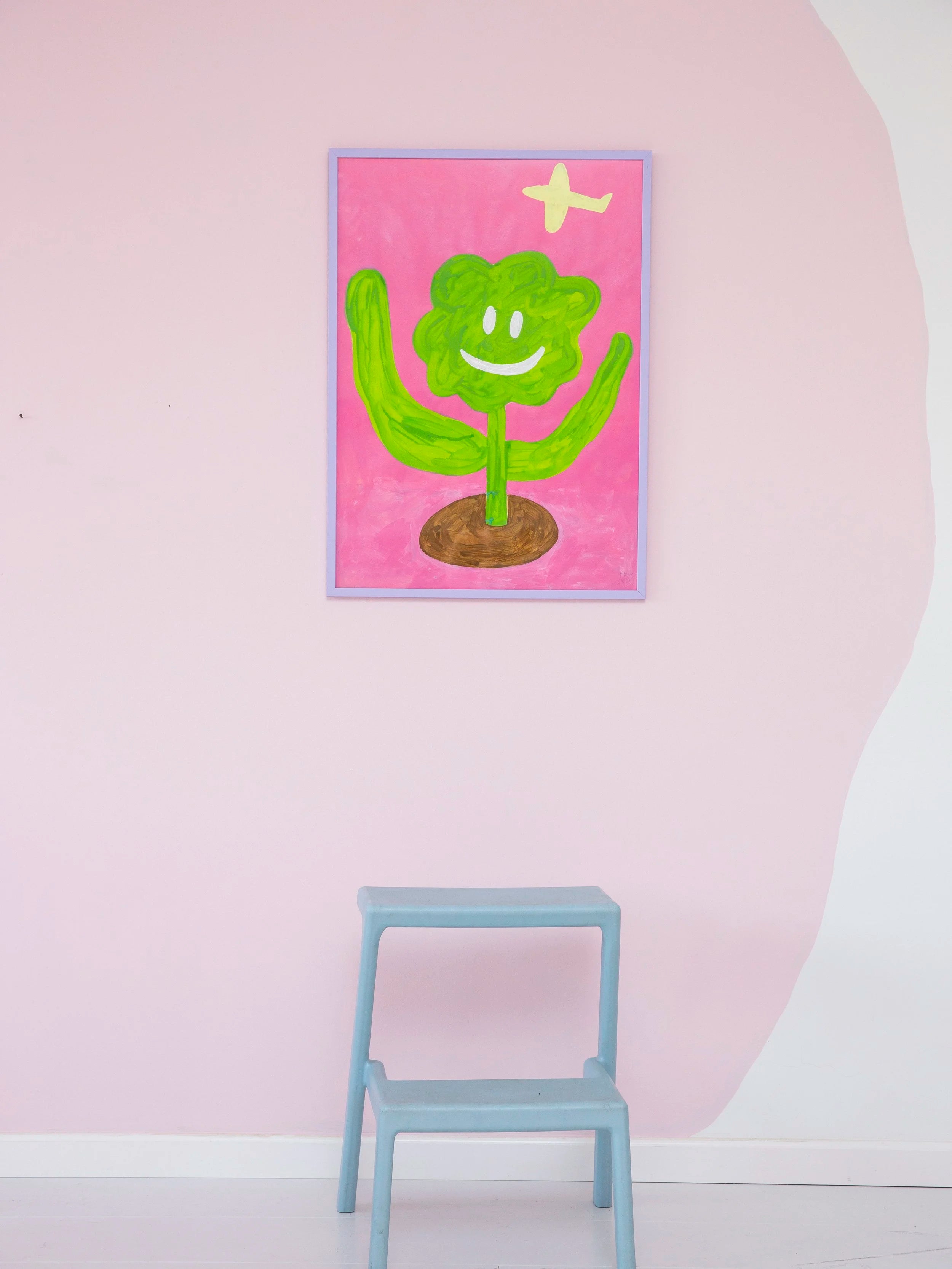 Yes Flower / original artwork (50 x 70cm)-SQ5622012