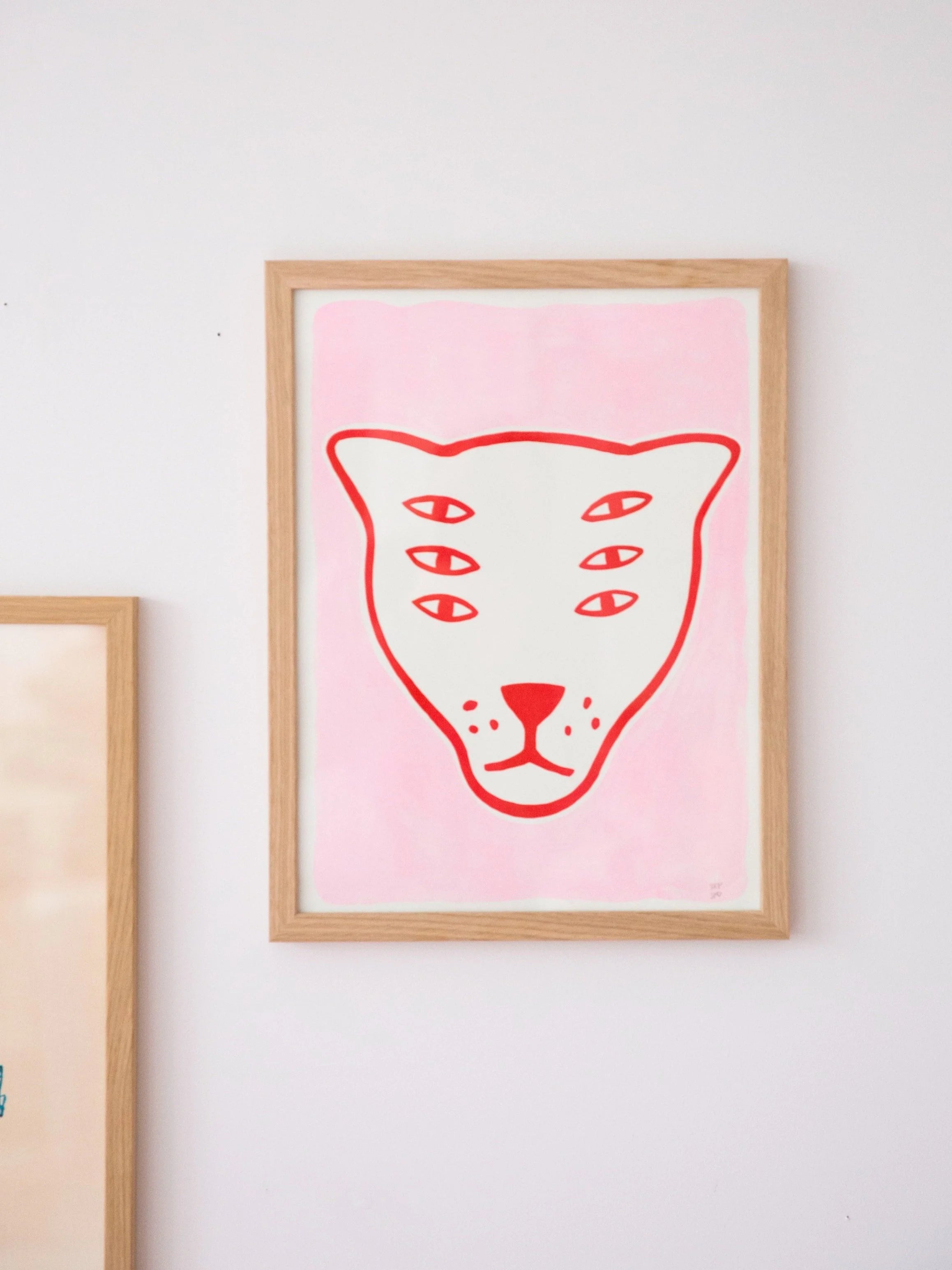 The Protector / pink and red