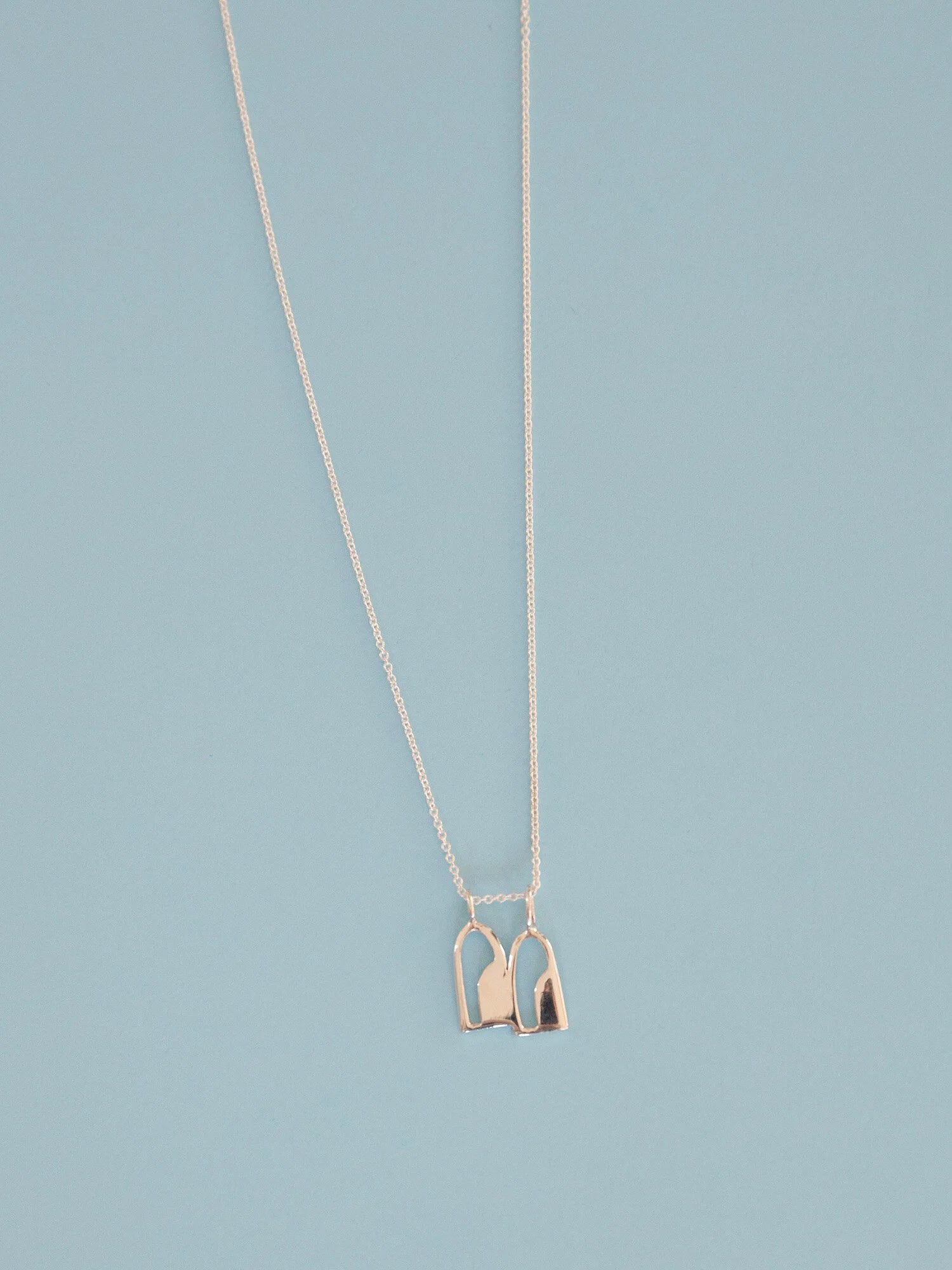 Eye silver necklace
