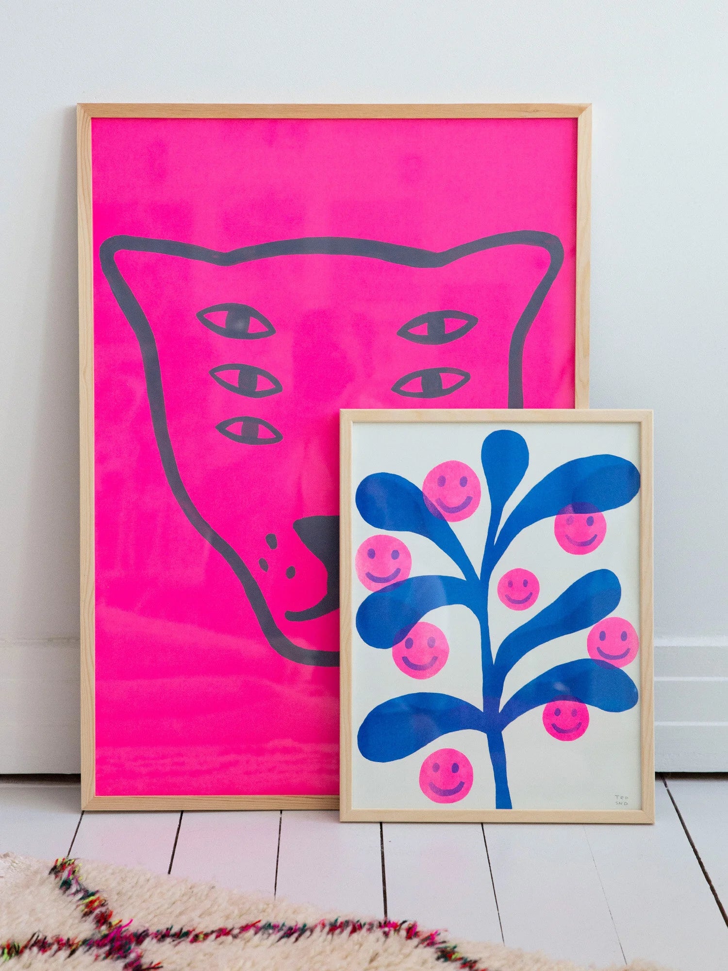 Riso Print / Grow yourself happy