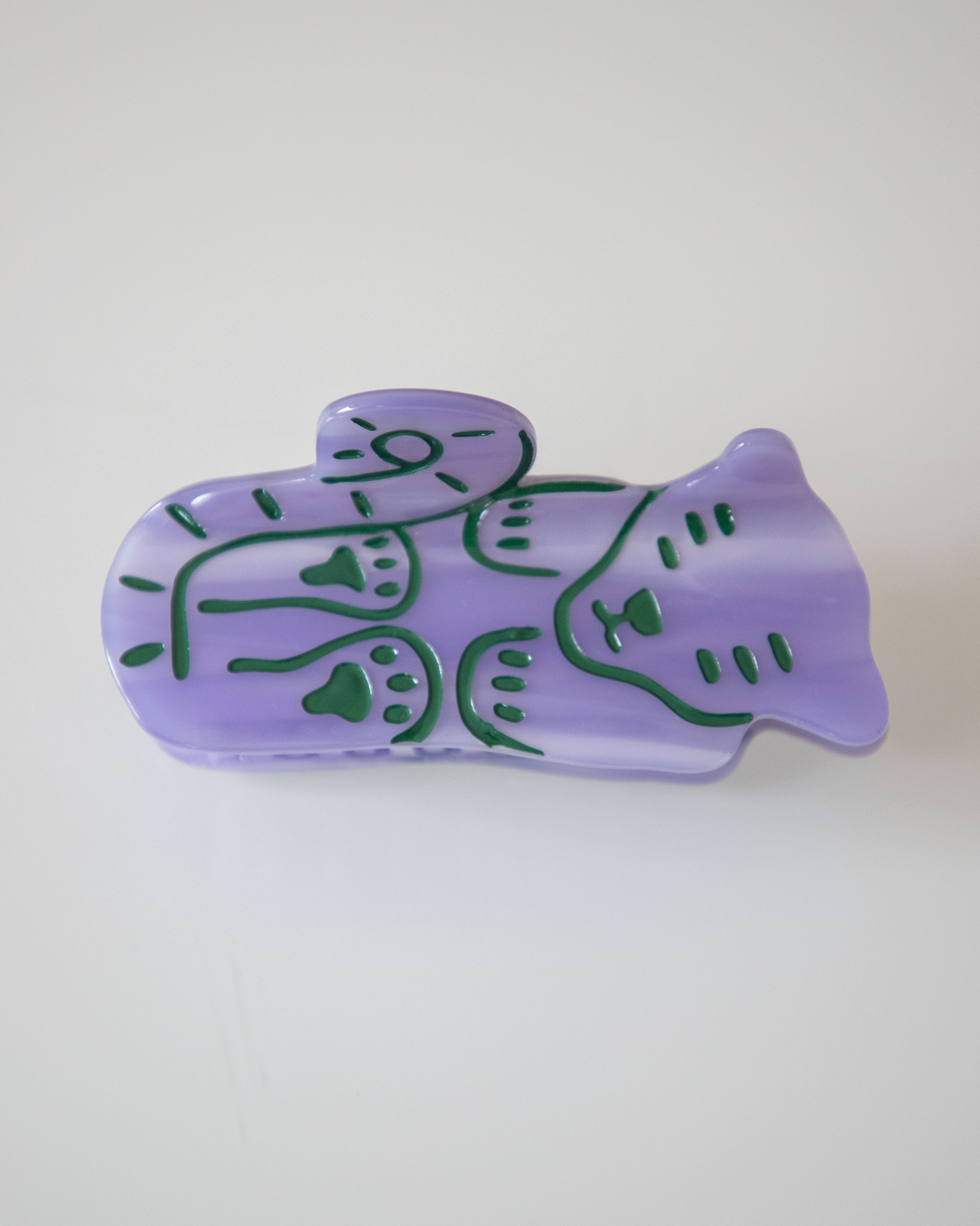 Protector hair claw / lilac