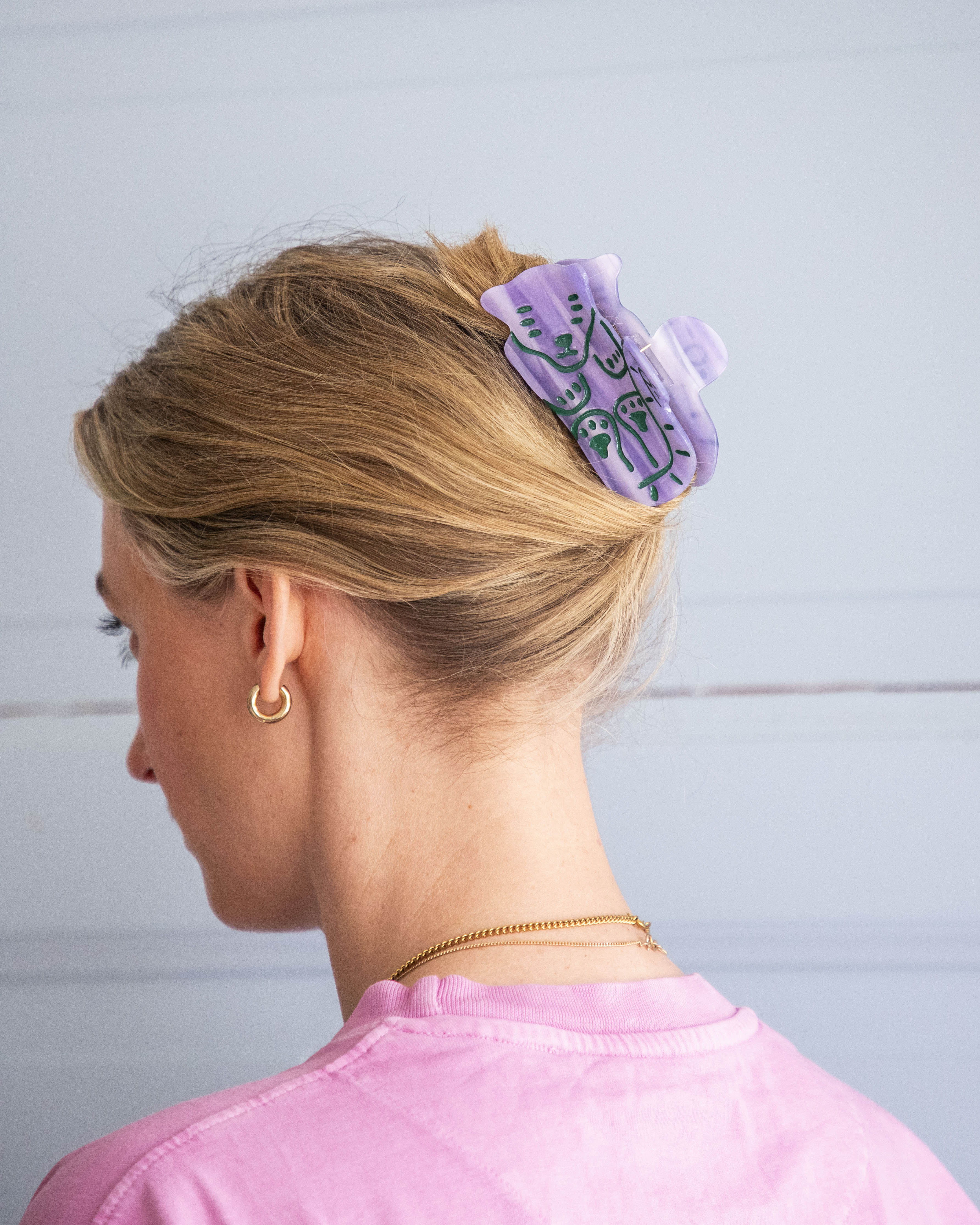 Protector hair claw / lilac