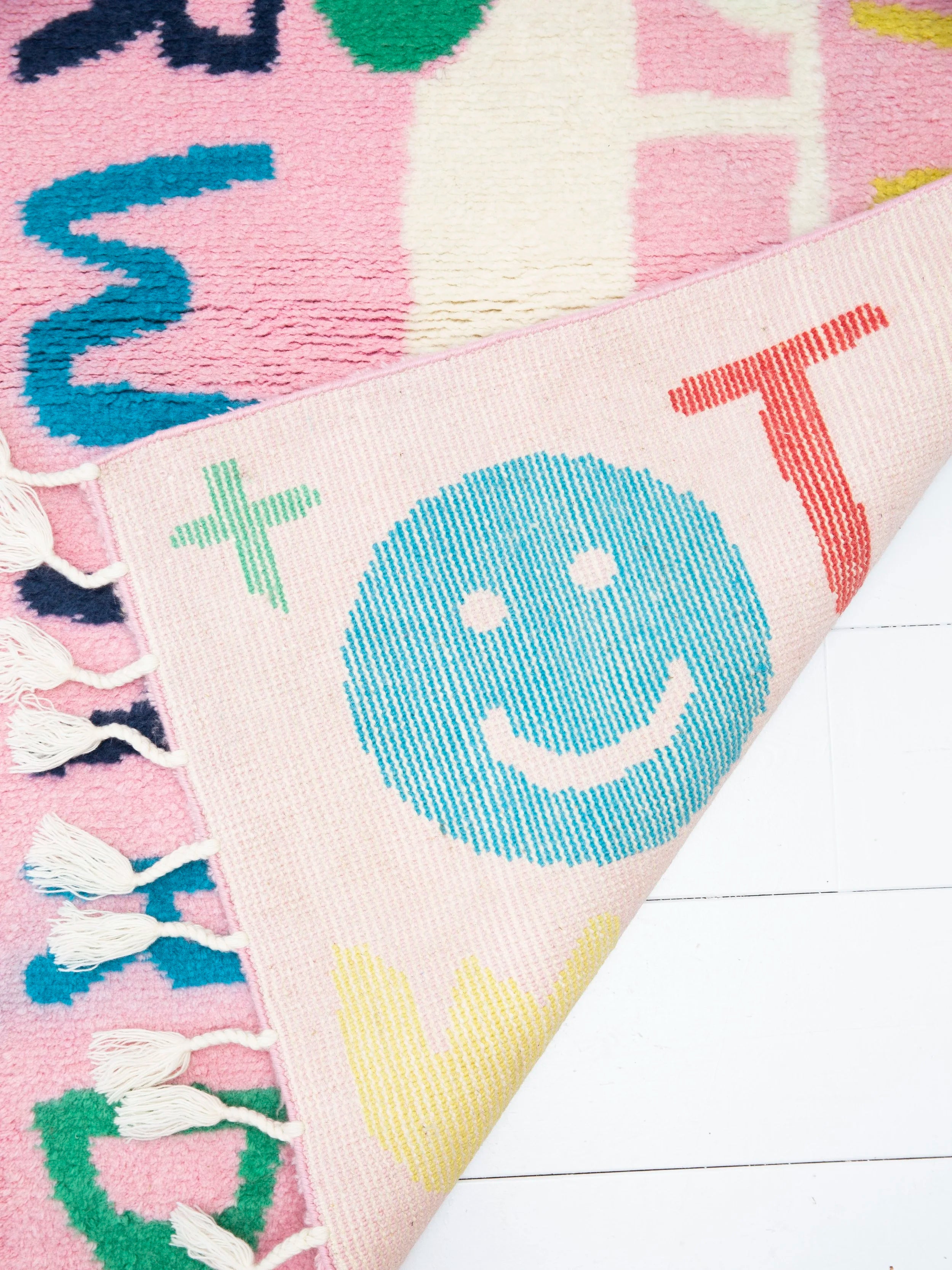 Fast Forward / wool rug small