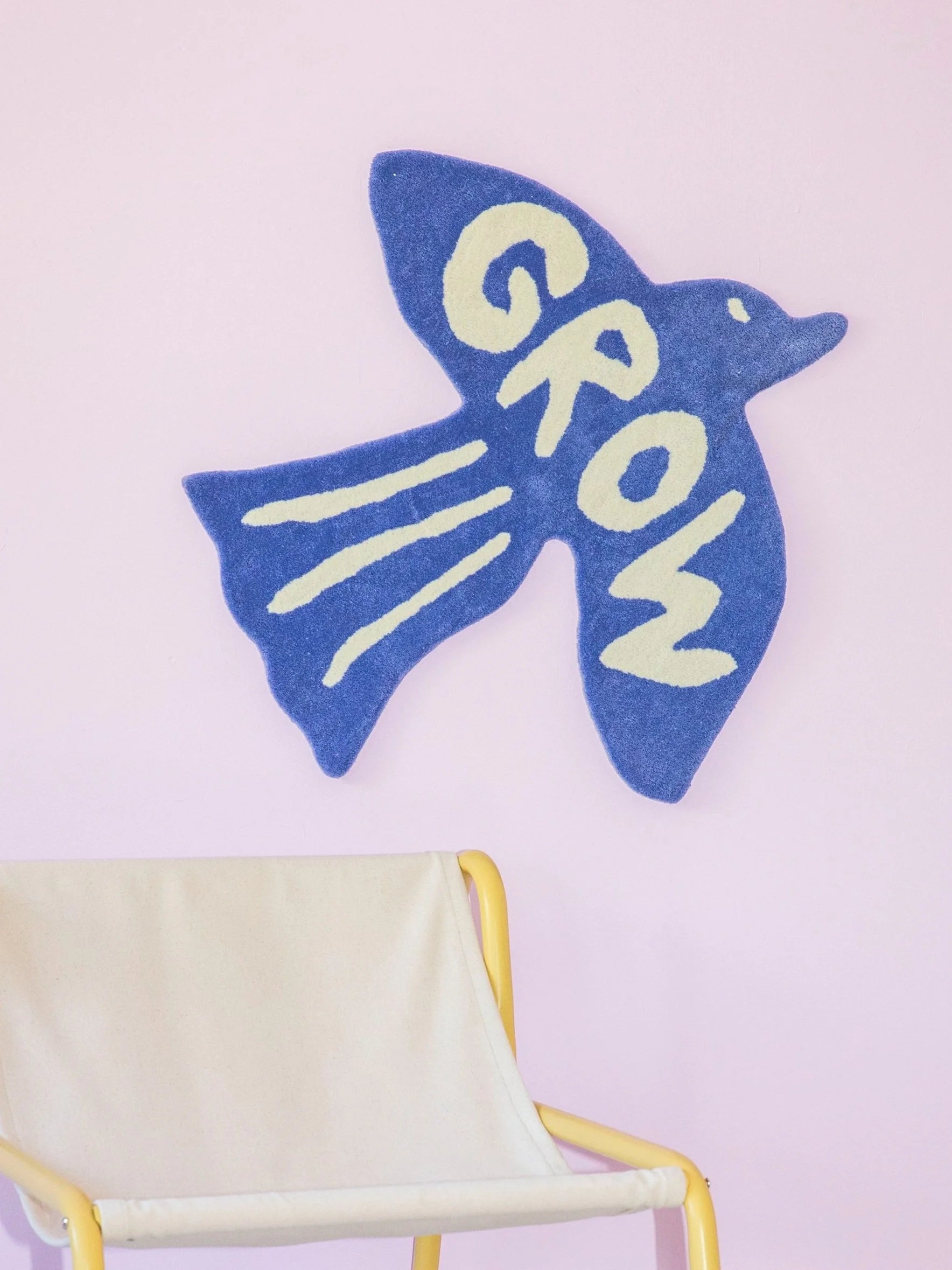 Grow Bird / tufted rug
