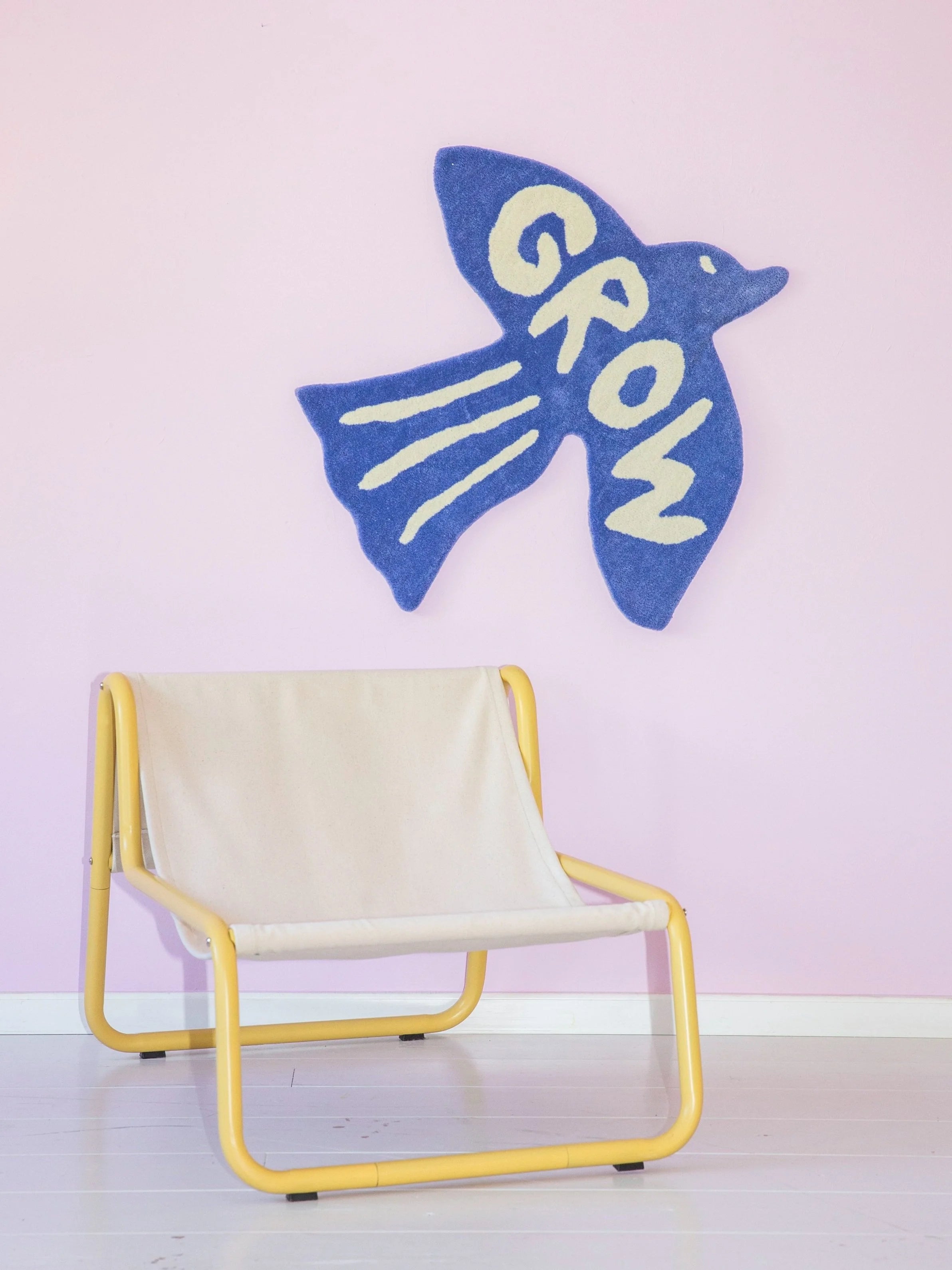 Grow Bird / tufted rug