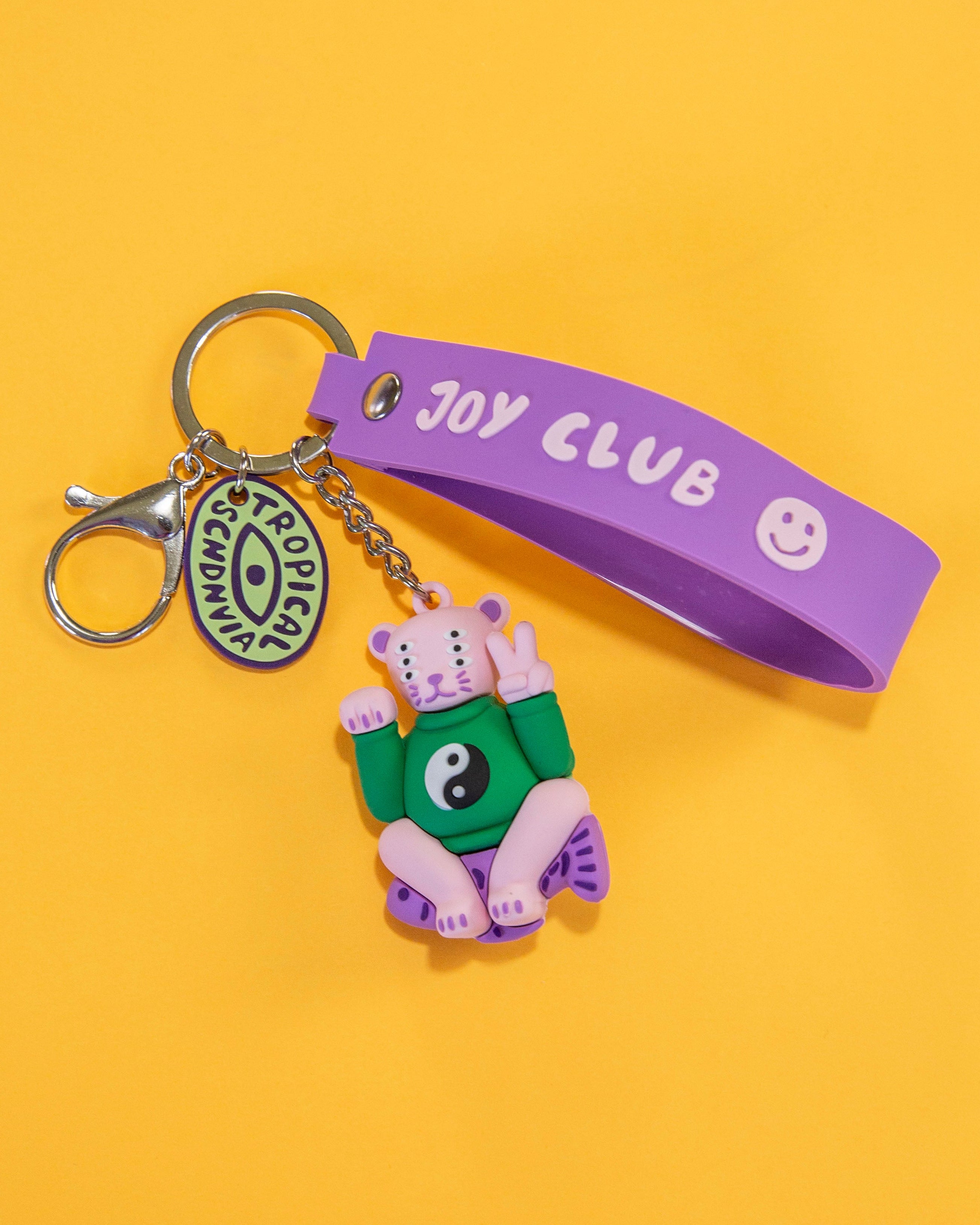 Protector bear keychain