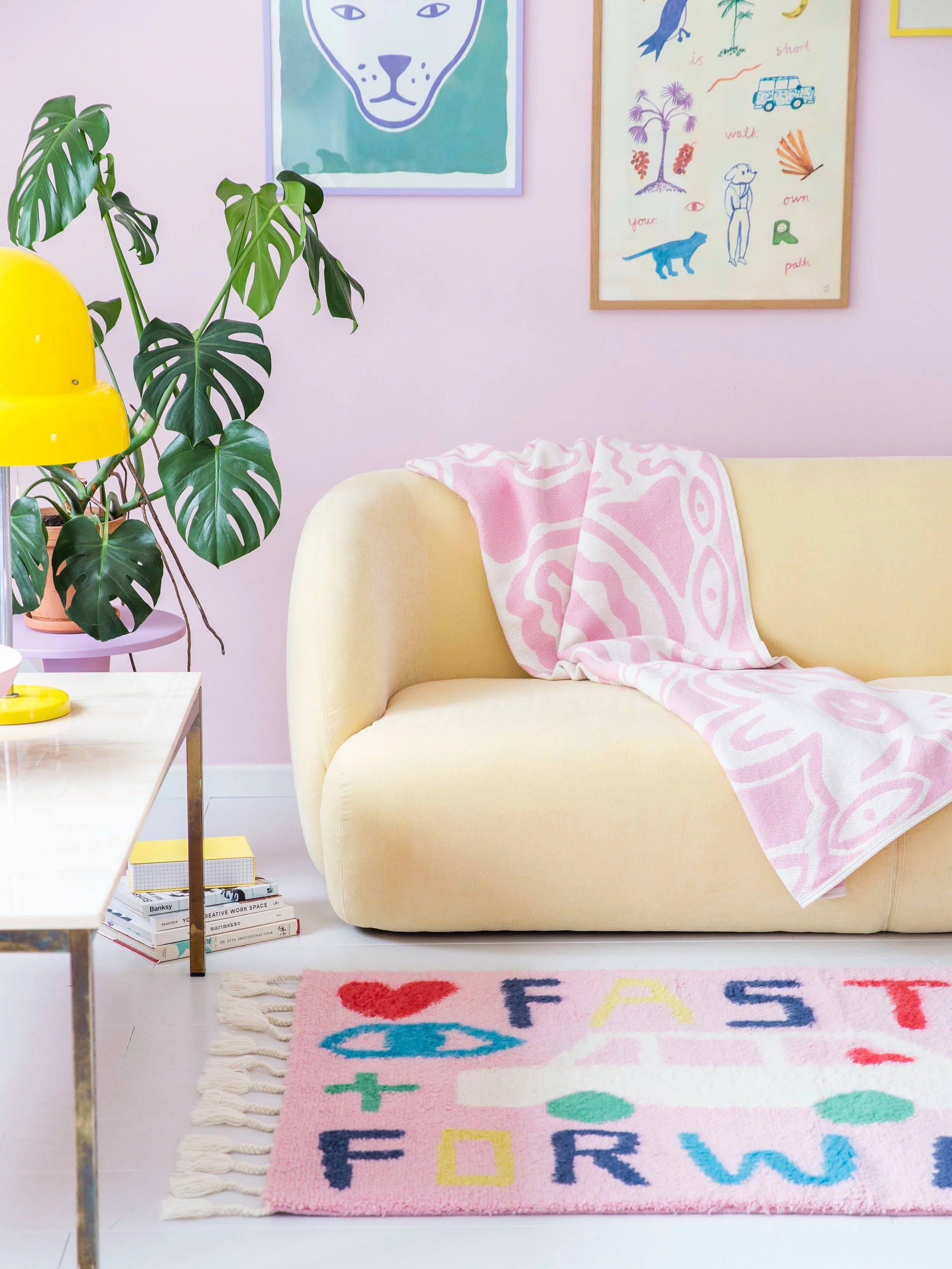 Fast Forward / wool rug small