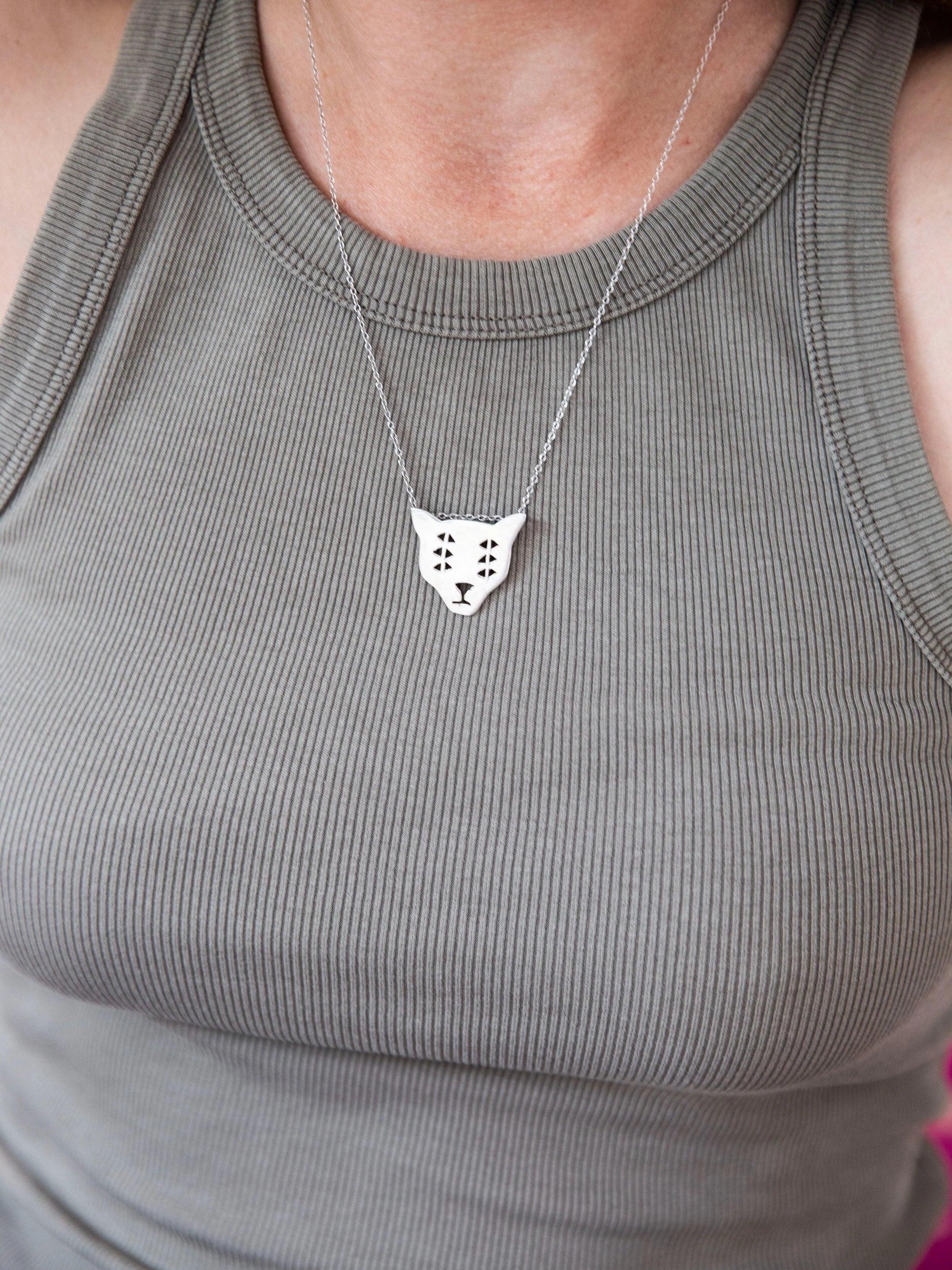 The Protector silver necklace