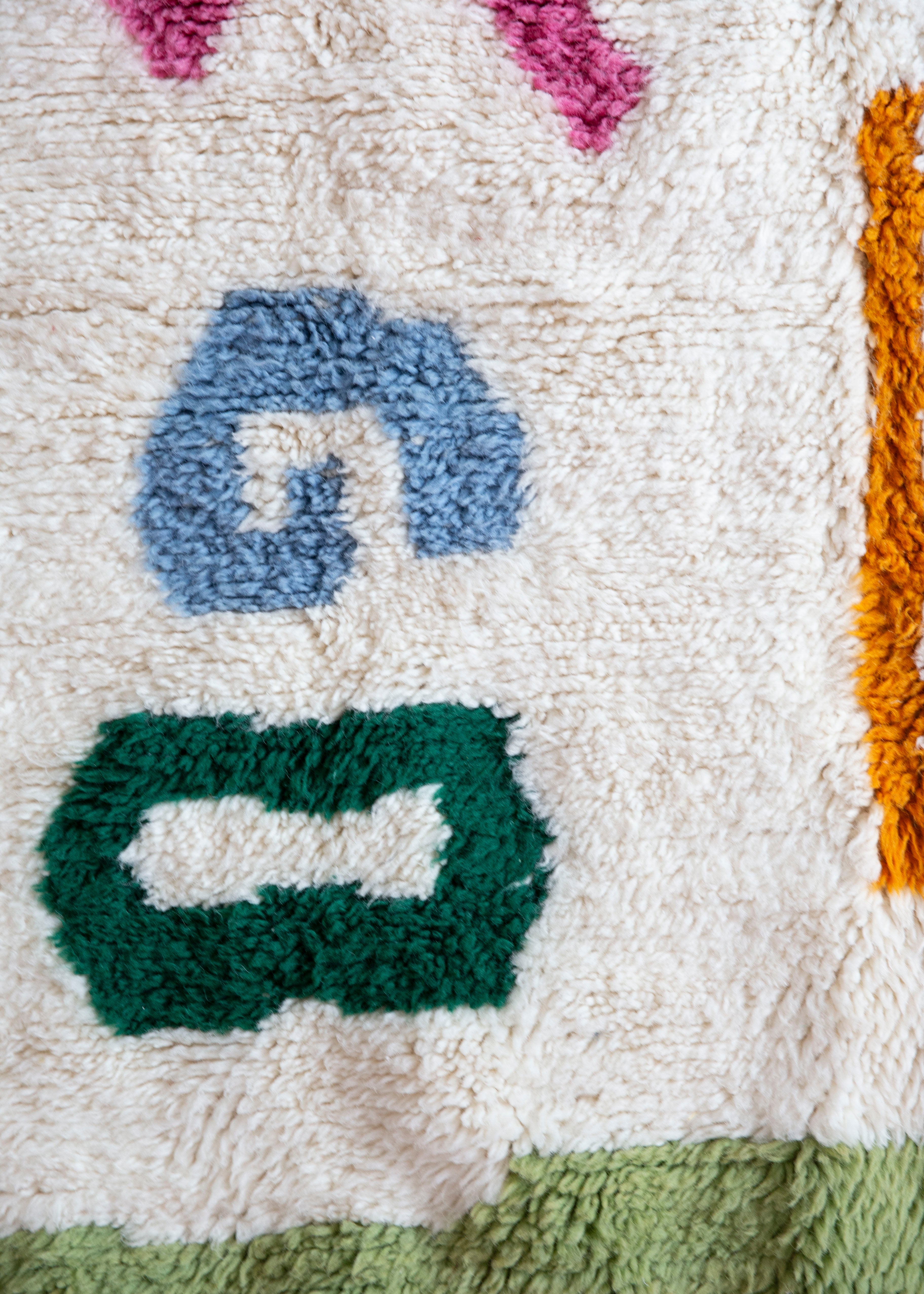 Yes Go wool rug / L