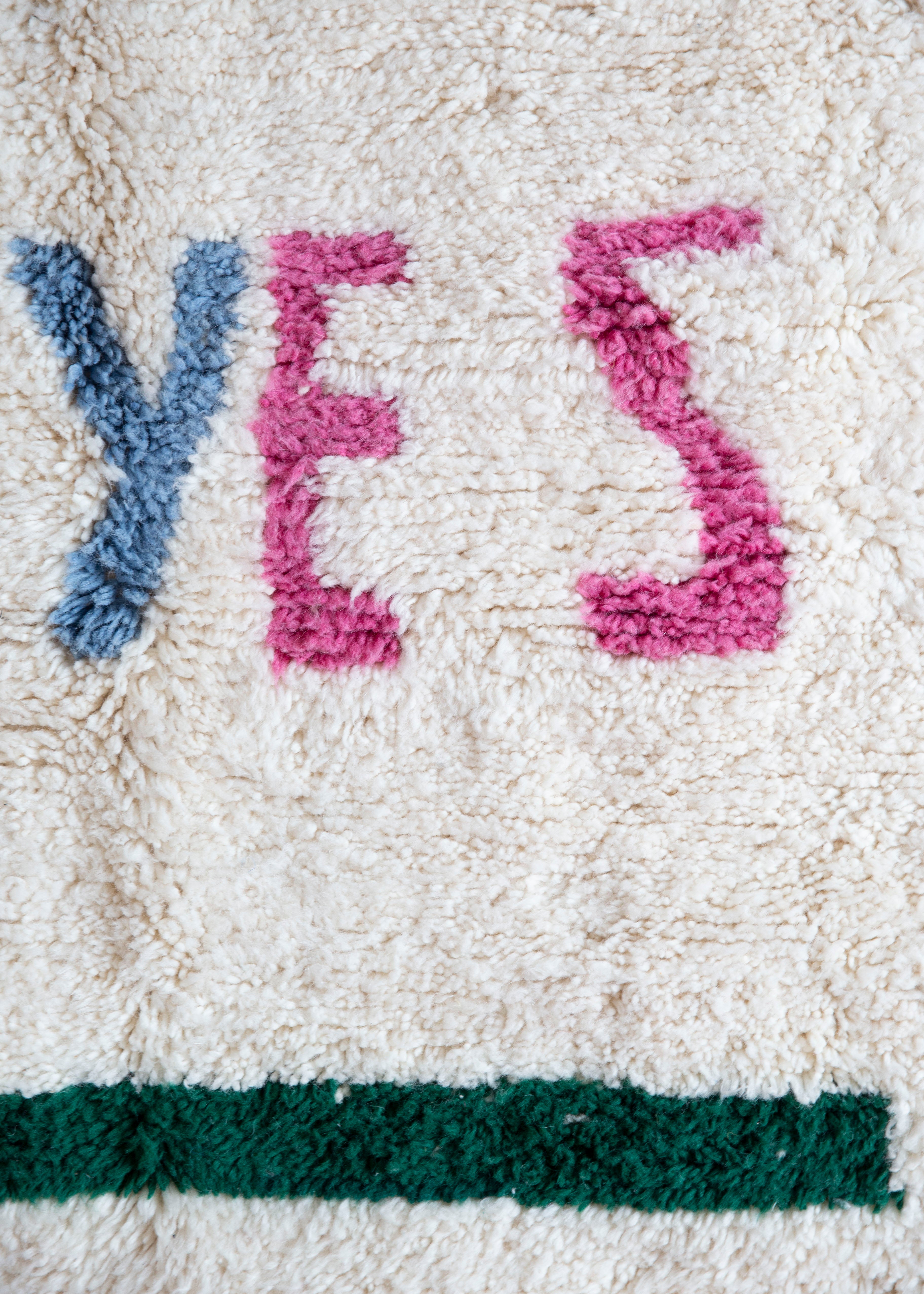 Yes Go wool rug / L