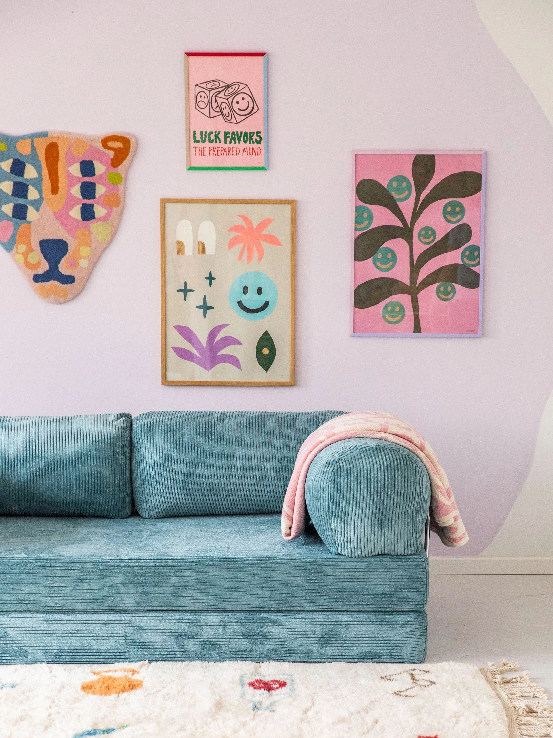 Grow Yourself Happy pink / 50 x 70cm