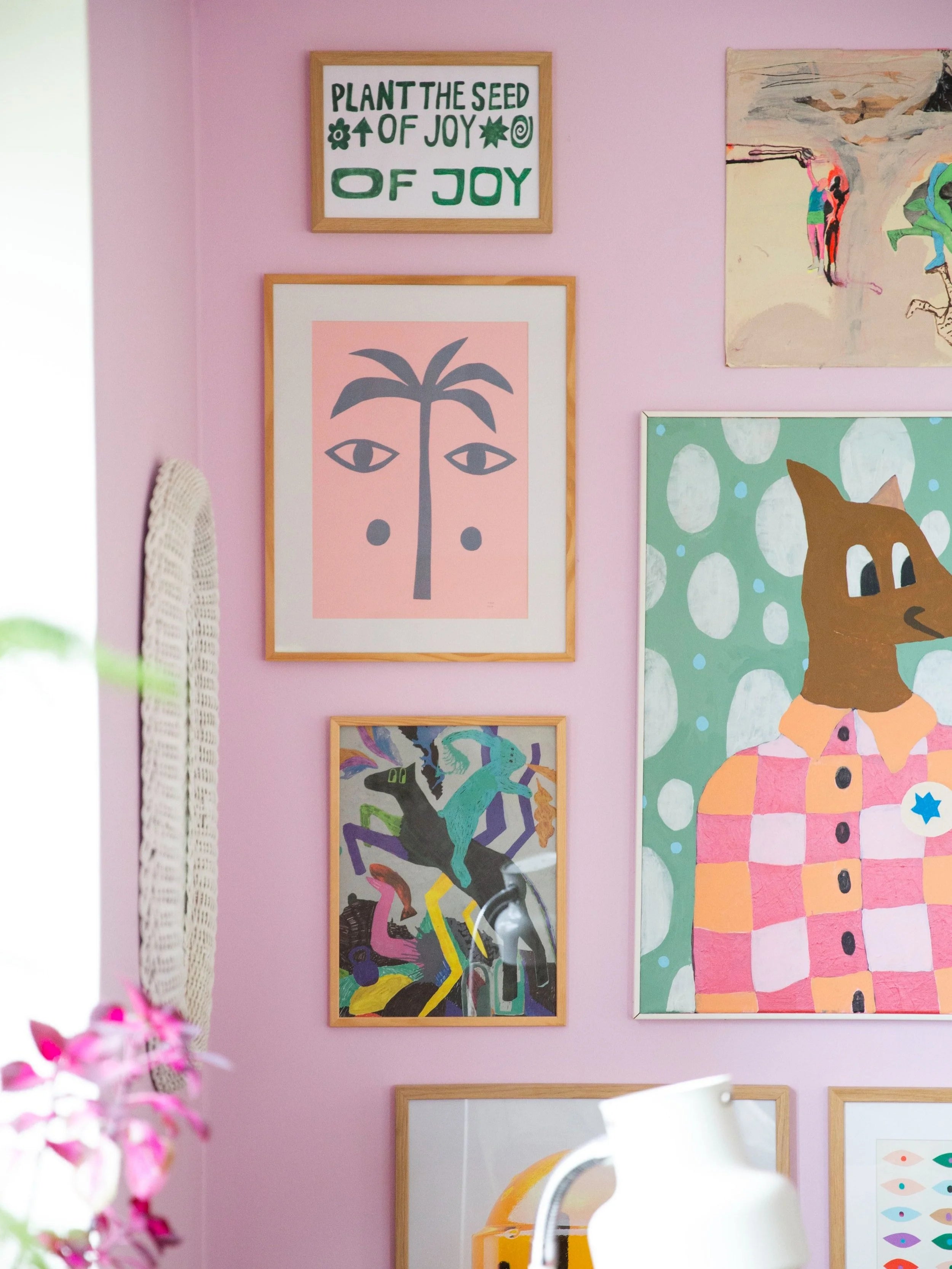 Riso print / Palm eye