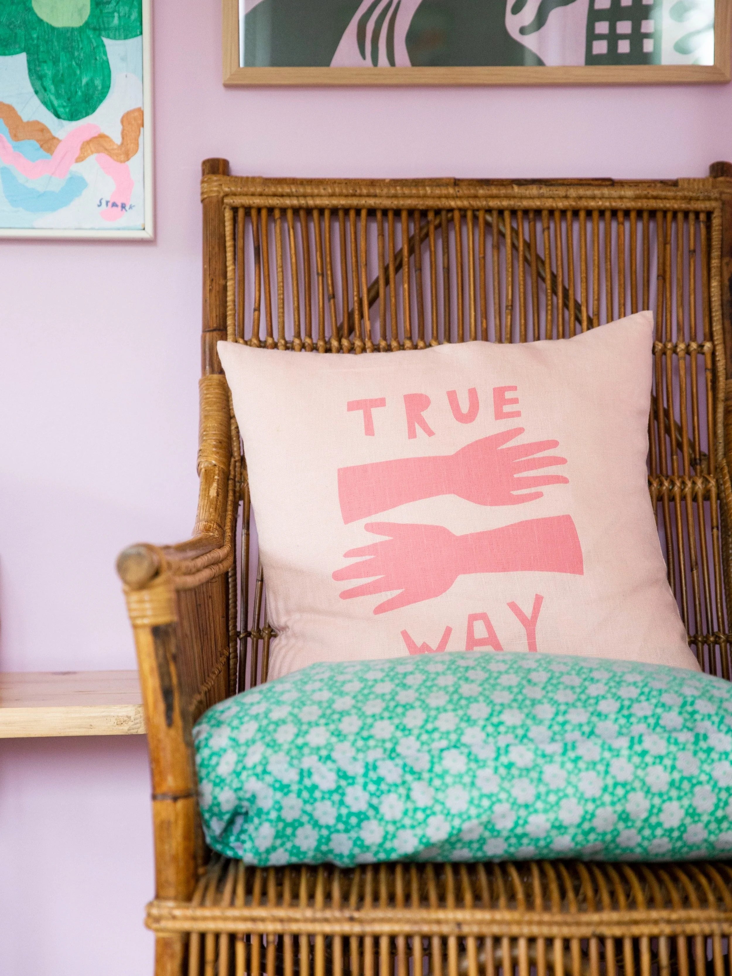 True Way / cushion cover