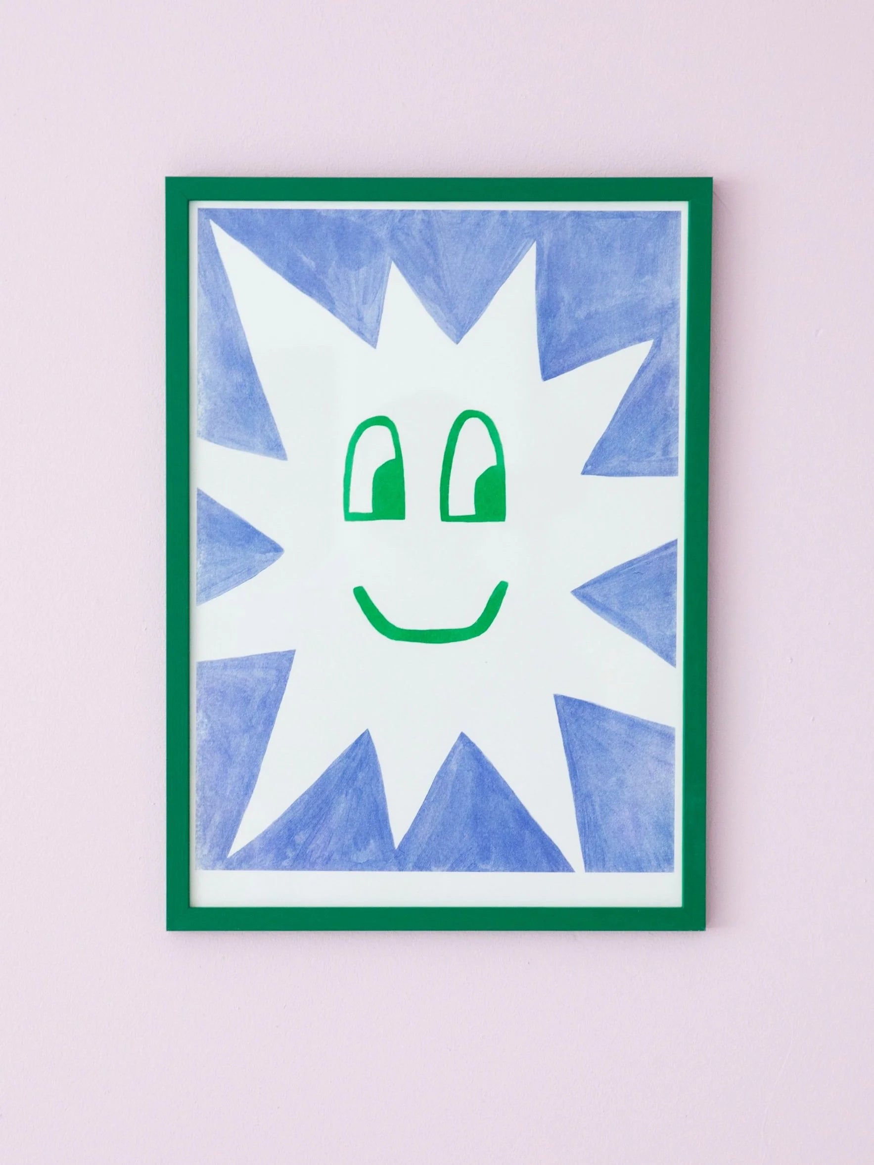 Boom boom blue / riso print A3