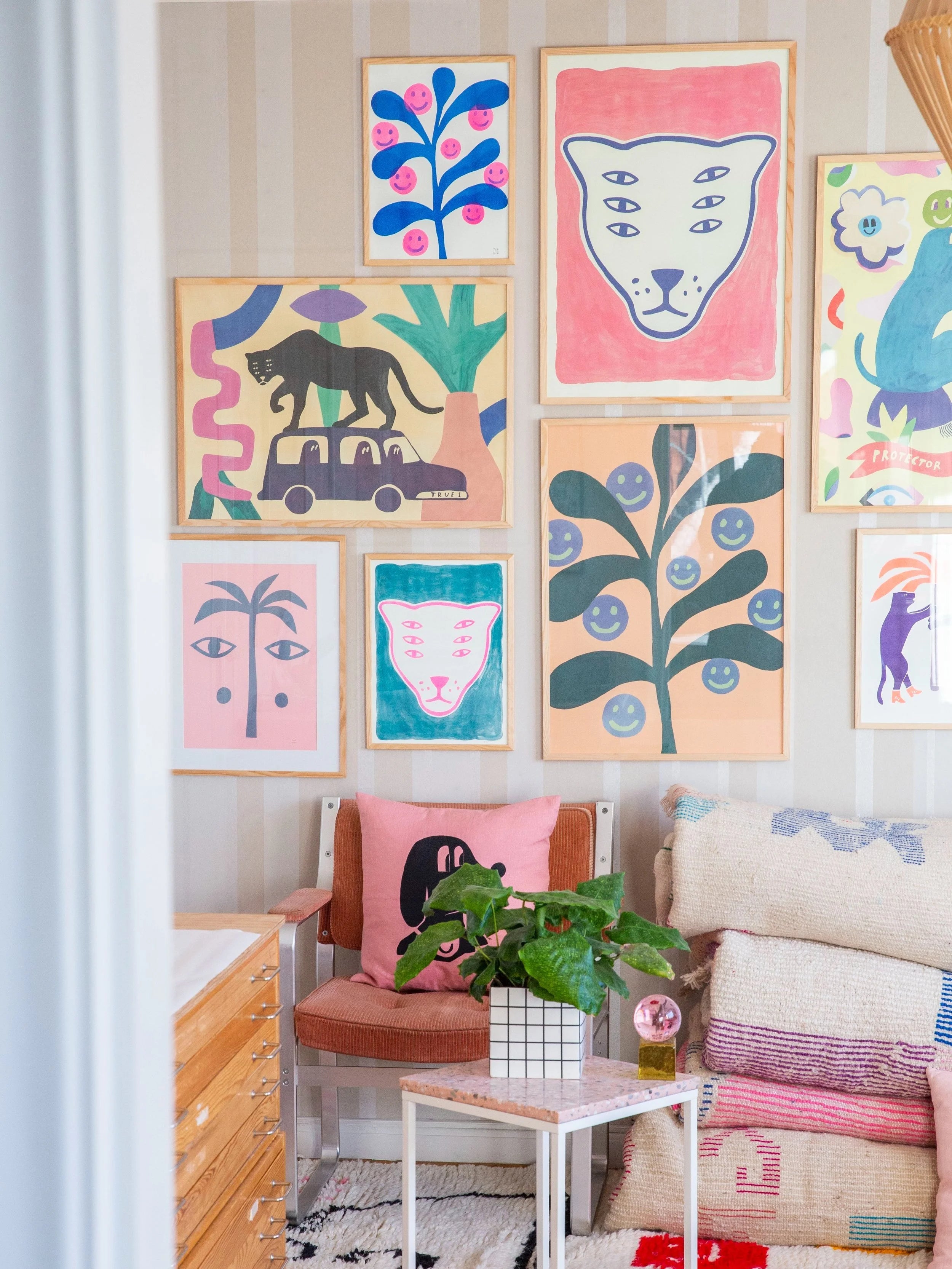 Riso Print / Grow yourself happy