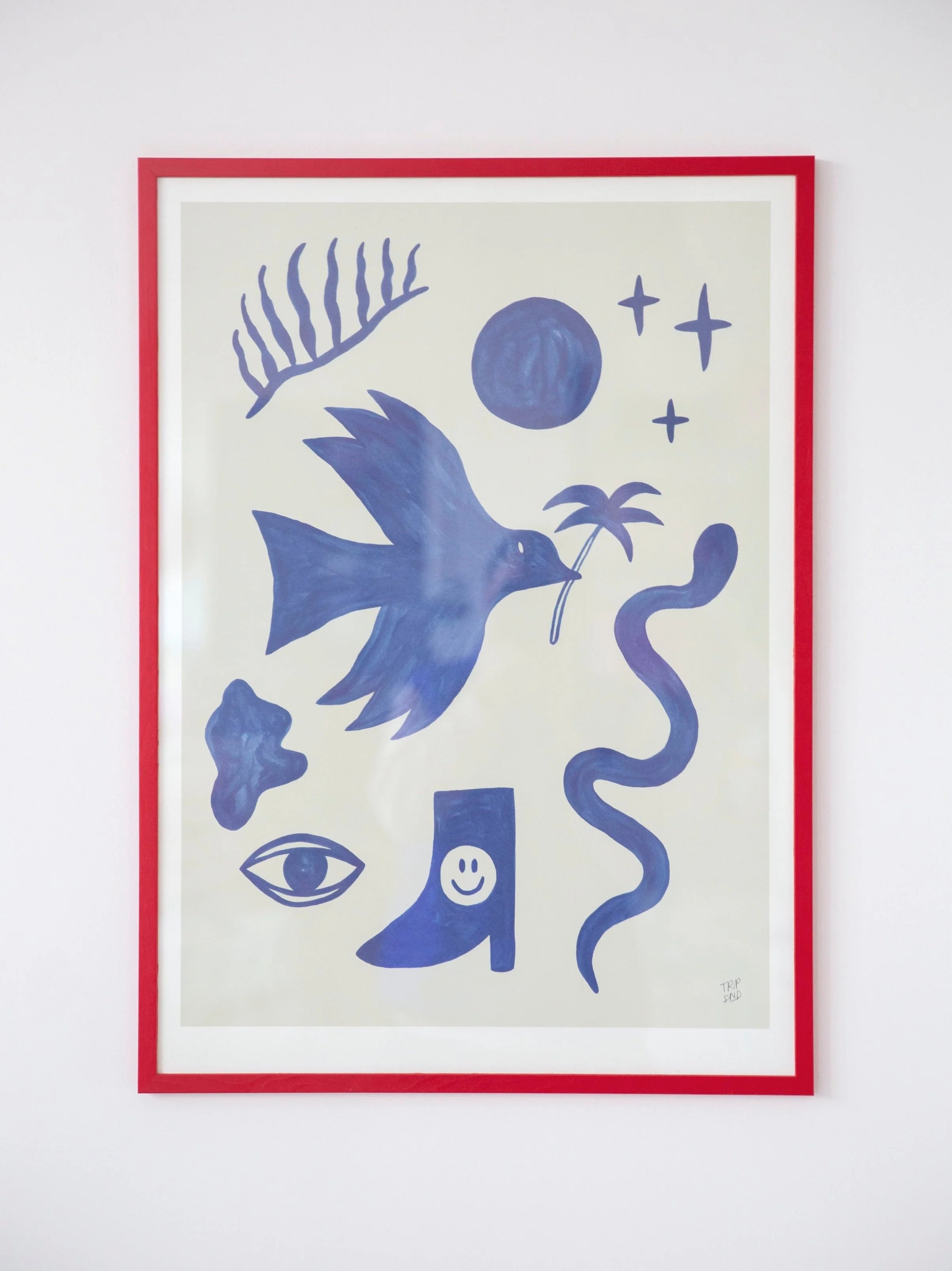 Totem Bird Blue
