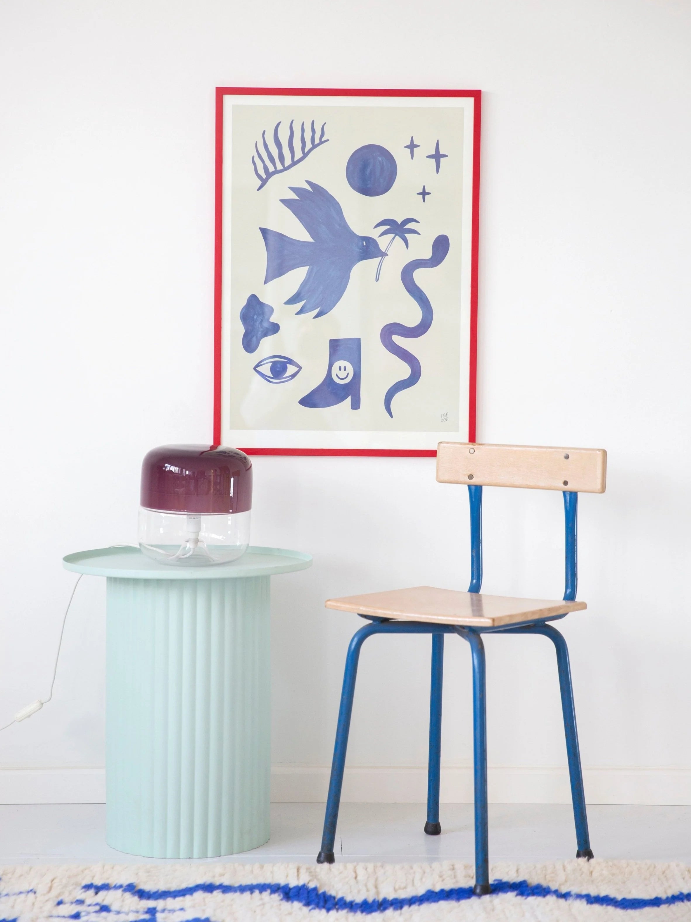 Totem Bird Blue