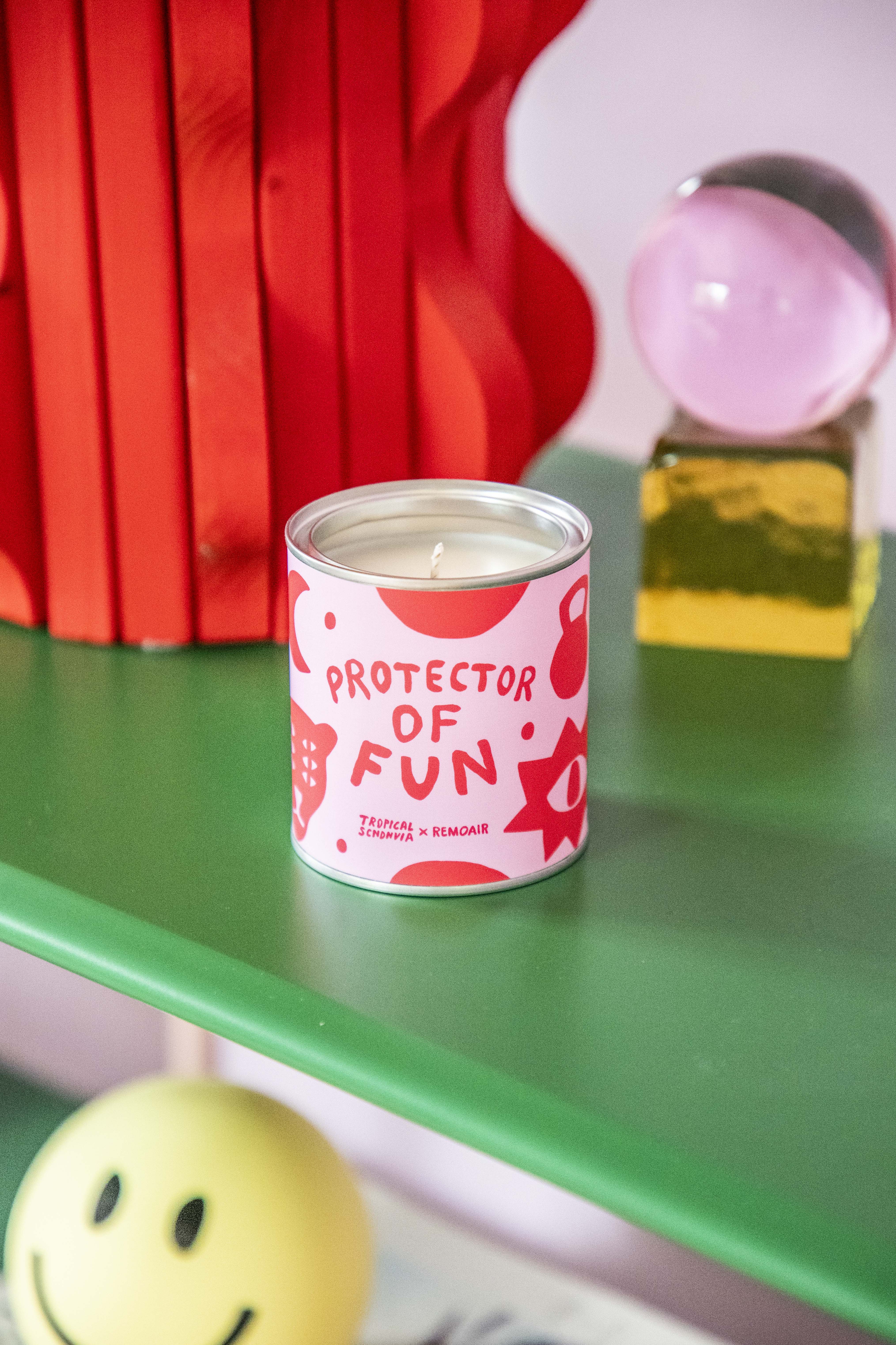 Protector of fun / scented candle