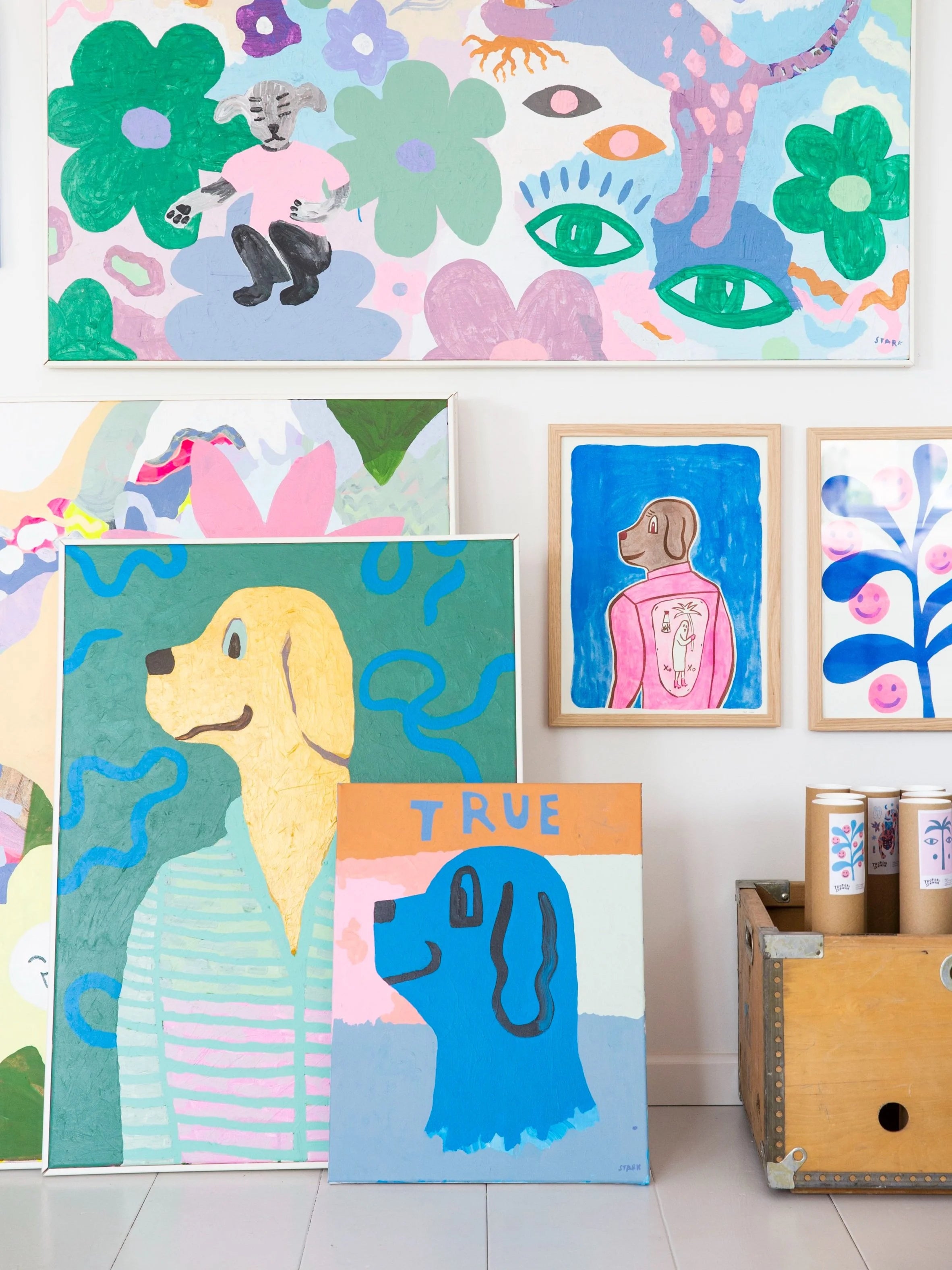 The good friend / riso print