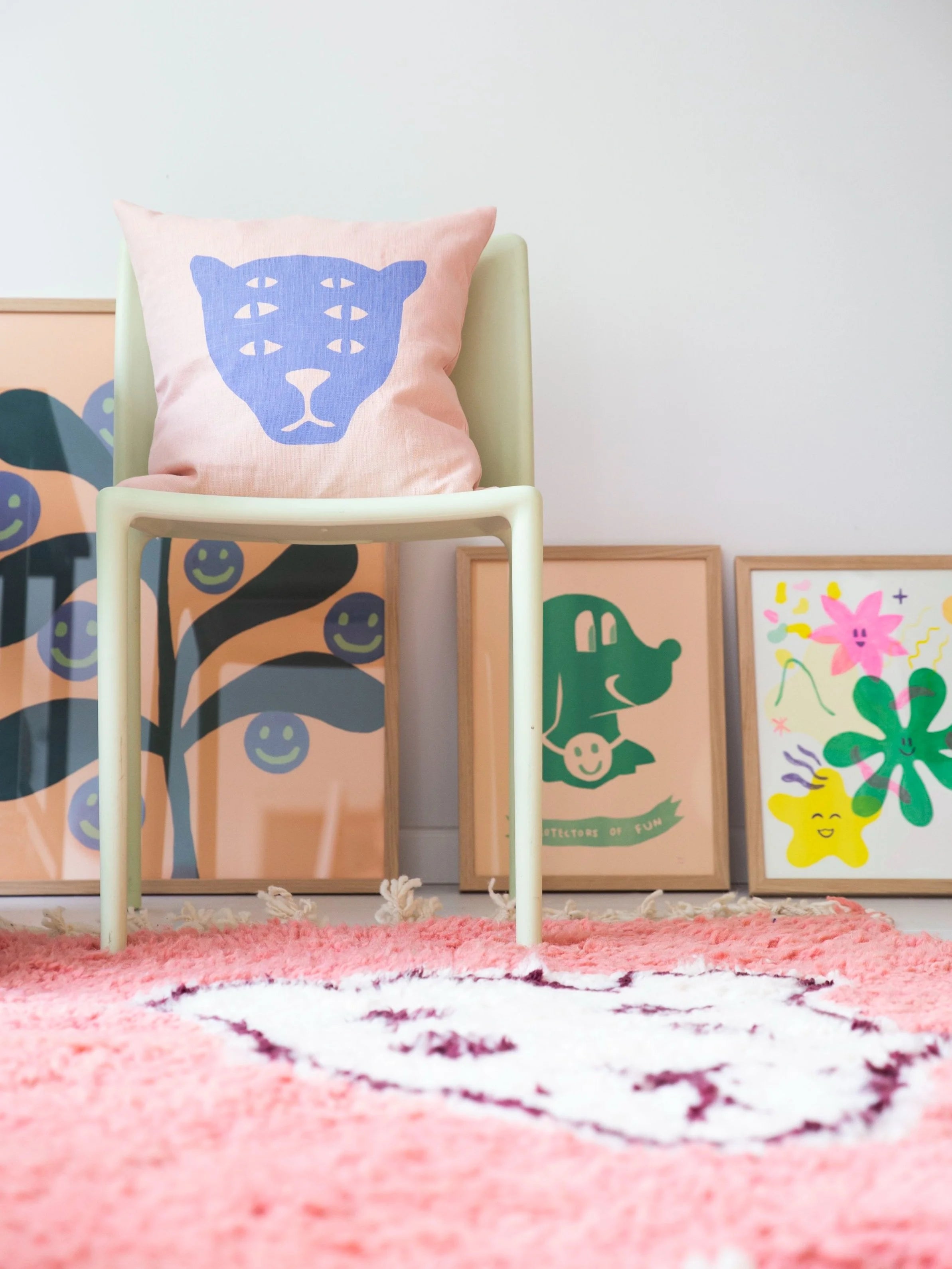 In full bloom / riso print