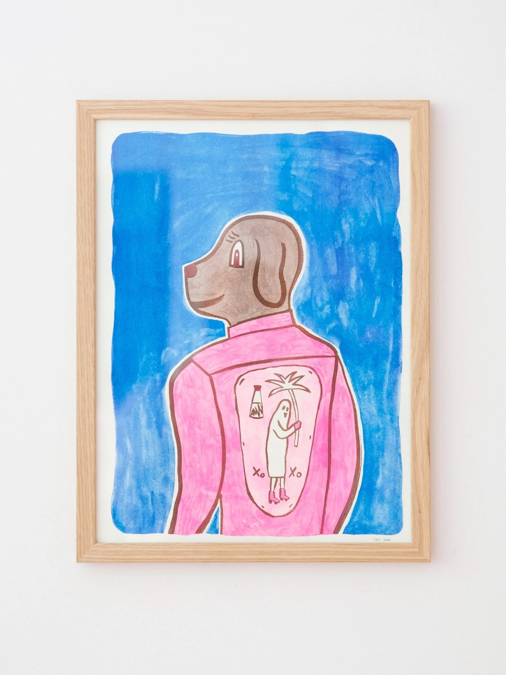 The good friend / riso print