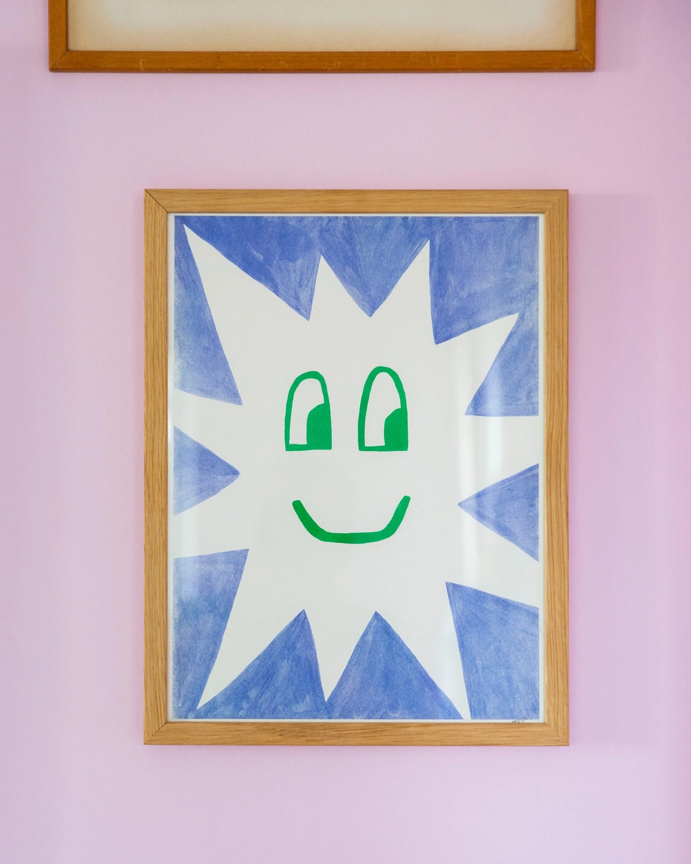 Boom boom blue / riso print A3