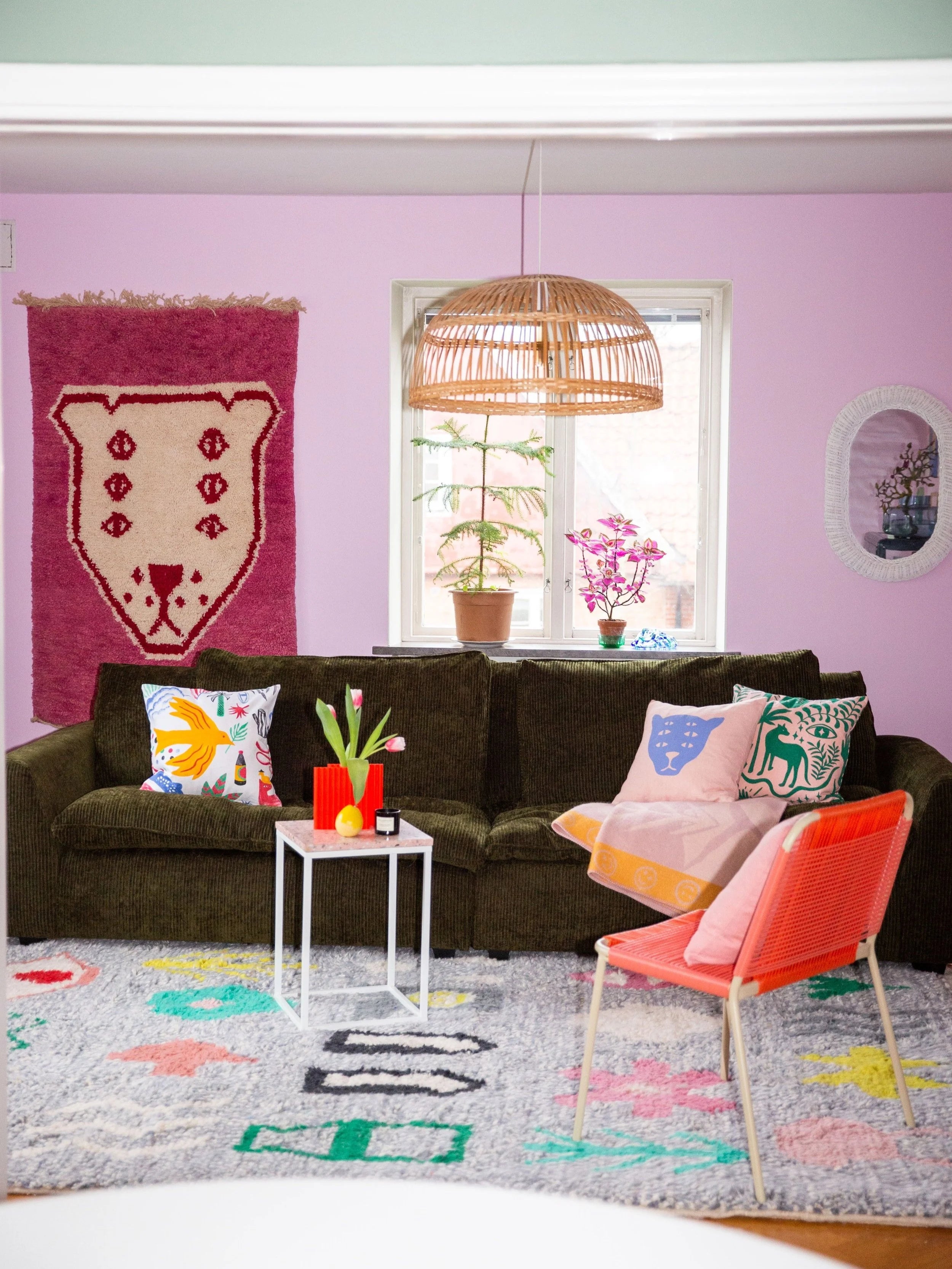 Totem Animal Garden / cushion cover